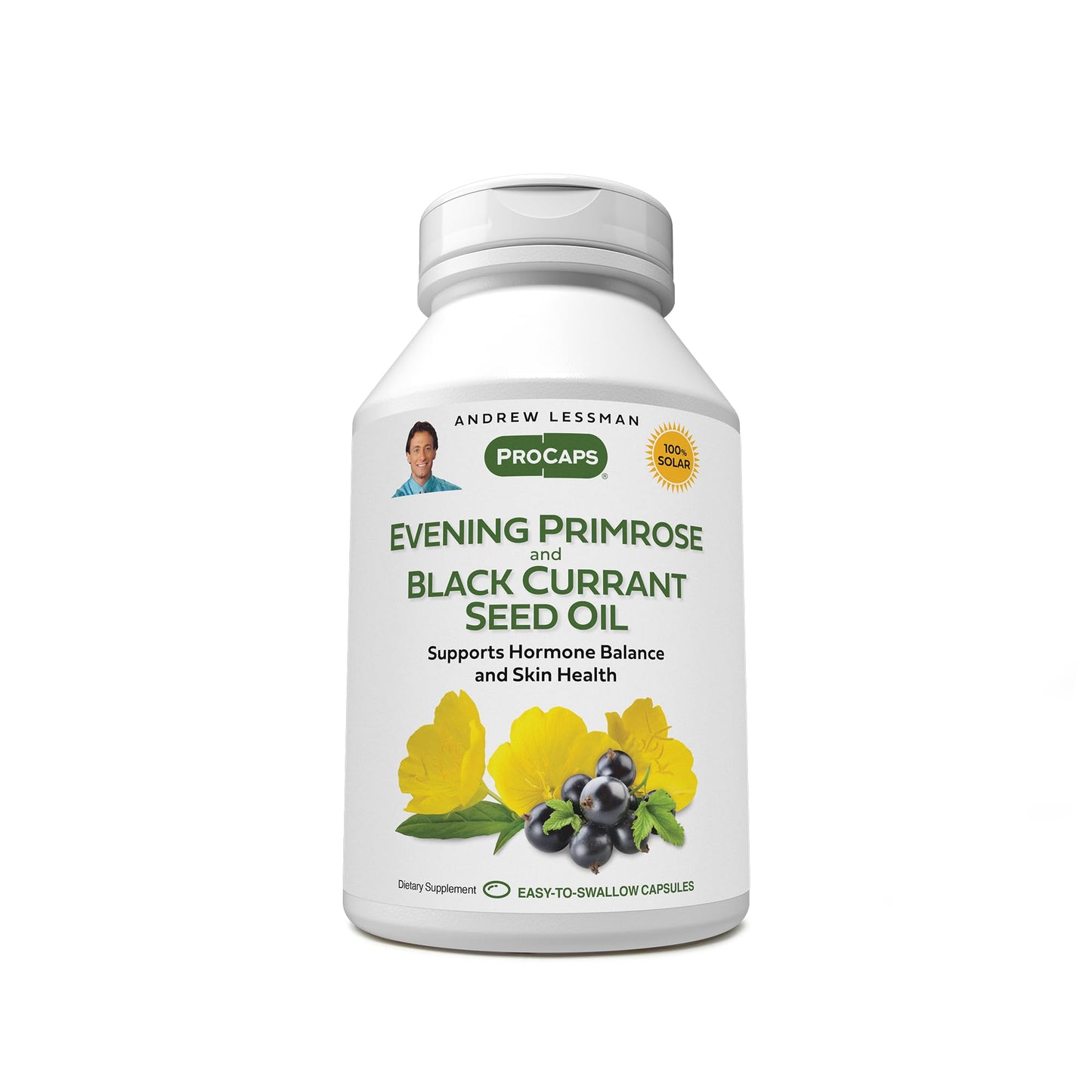 ANDREW LESSMAN Evening Primrose and Black Currant Seed Oil Capsules 360