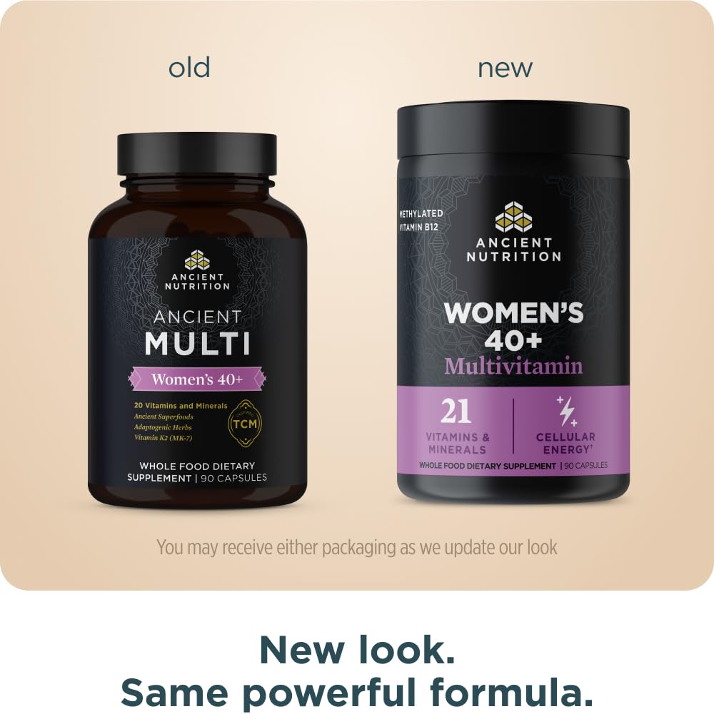 Ancient Nutrition Women's 40+ 3-Day Multivitamin Capsule, 90 Count