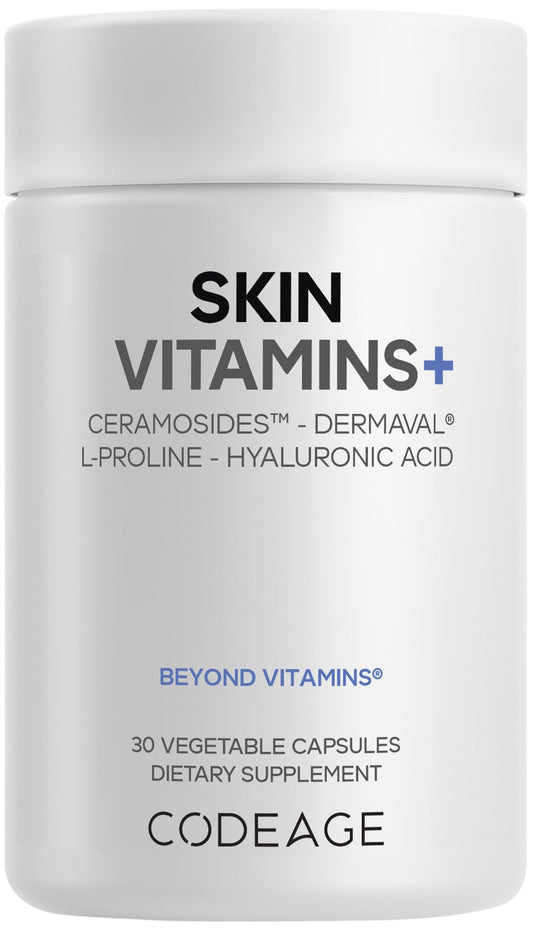 Codeage Skin Vitamins+ Supplement Capsules 30