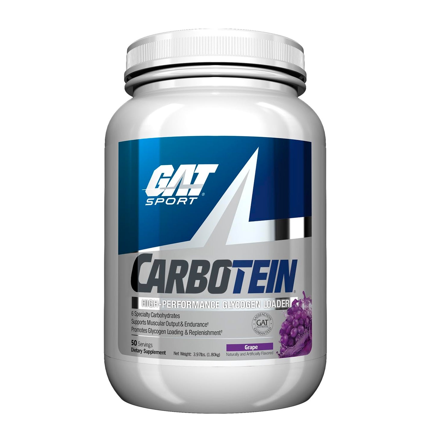 GAT SPORT Carbotein Grape Powder 10.9 Ounce