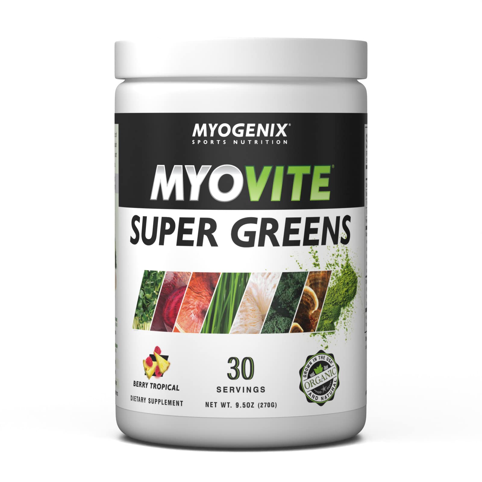 Myogenix MyoVite Super Greens Supplement Powder 270