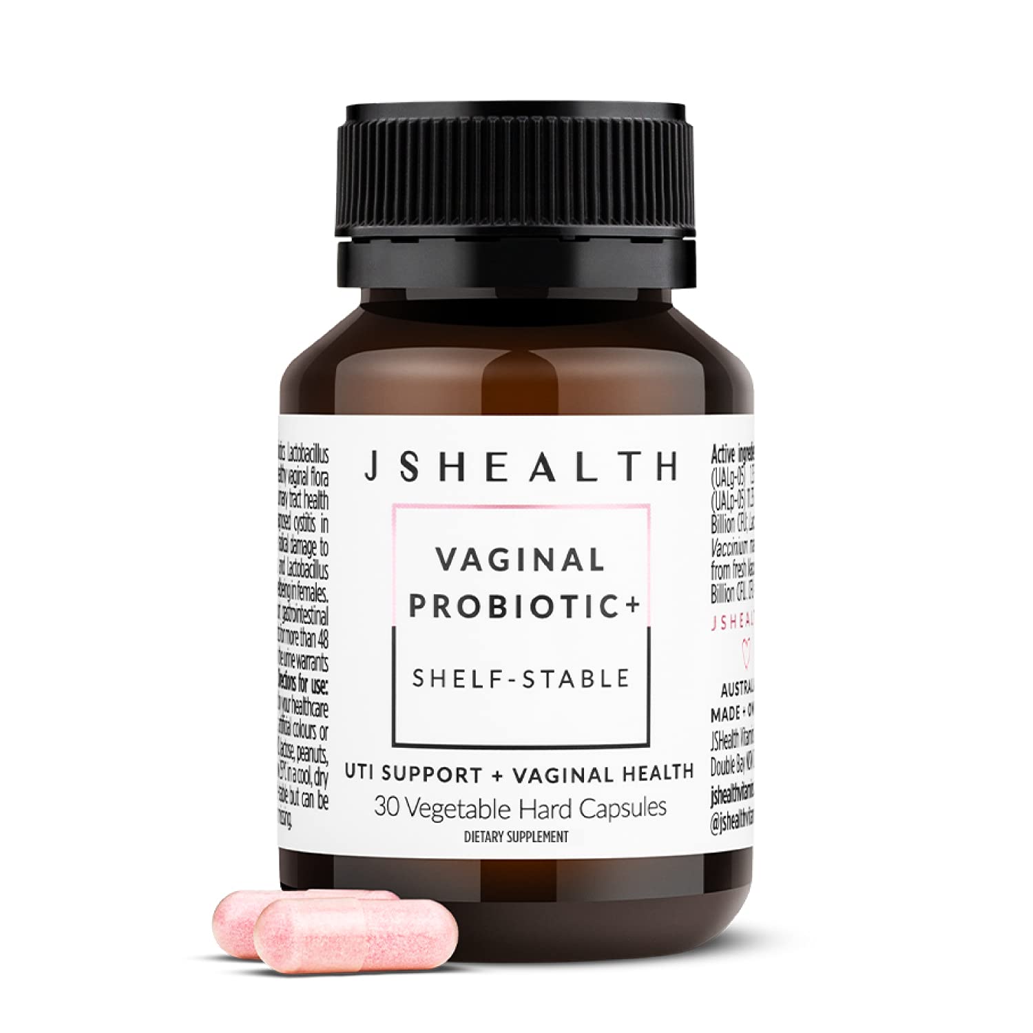 JSHealth Vaginal Probiotic Capsule for Women, 30 Capsules