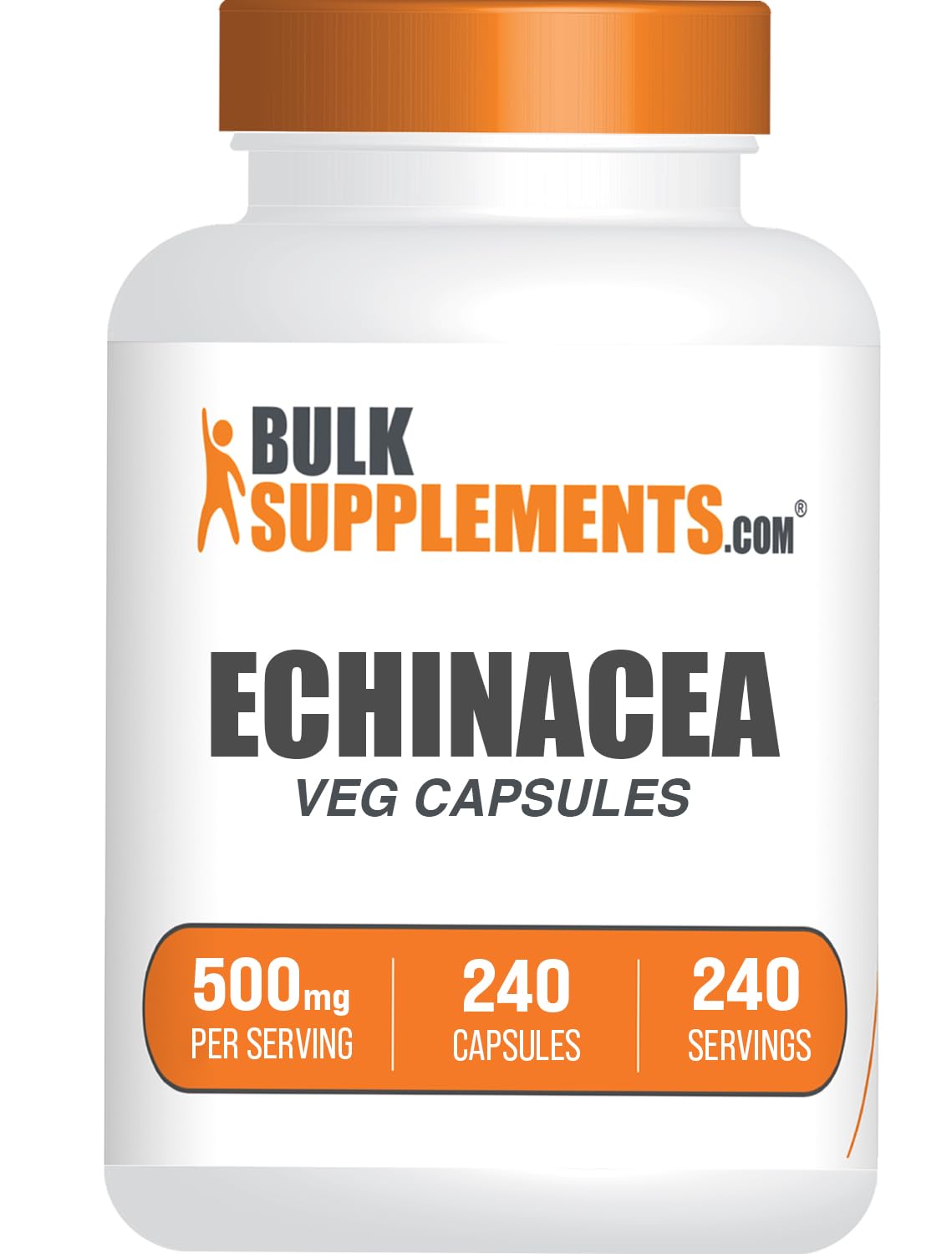 BulkSupplements Echinacea Extract Capsules 240 Count