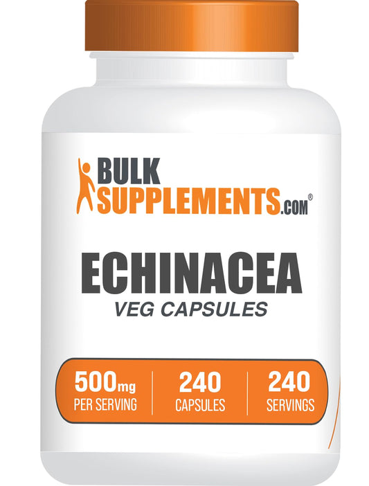 BulkSupplements Echinacea Extract Capsules 240 Count