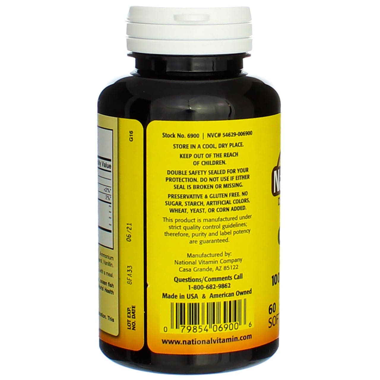 Nature's Blend Omega-3 Fish Oil Odorless Softgel 60 Softgels