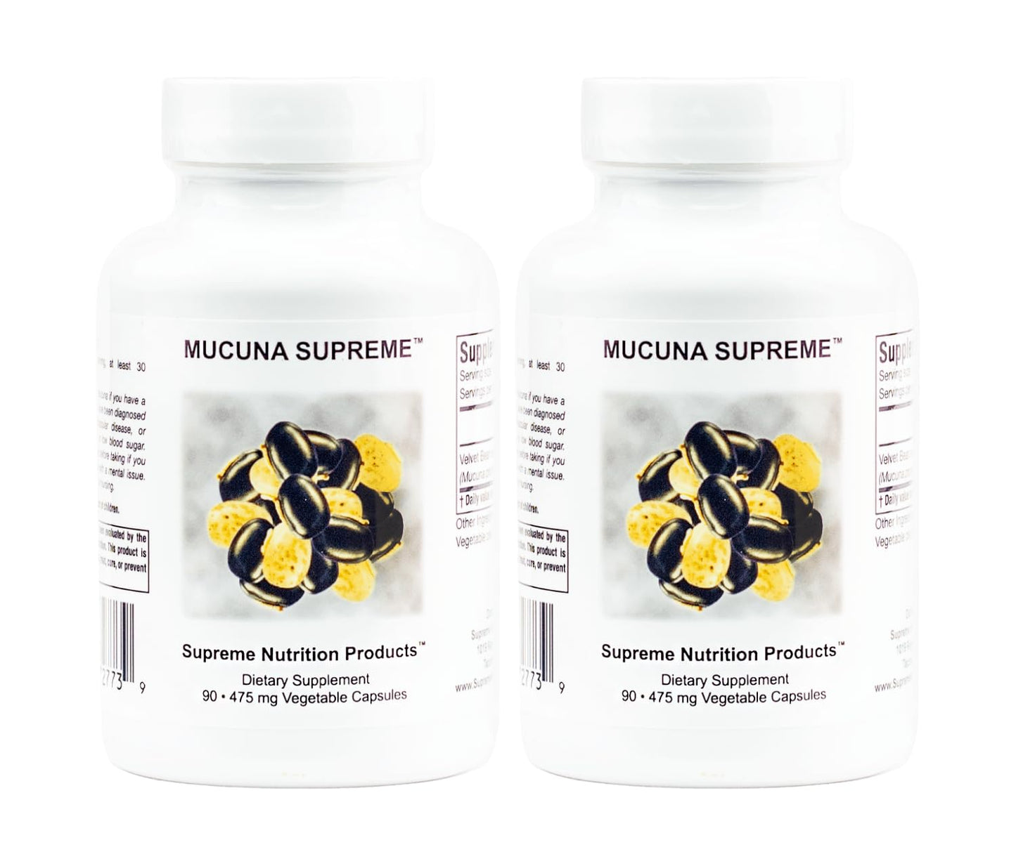 Supreme Nutrition Products Mucuna Supreme 180 Capsules