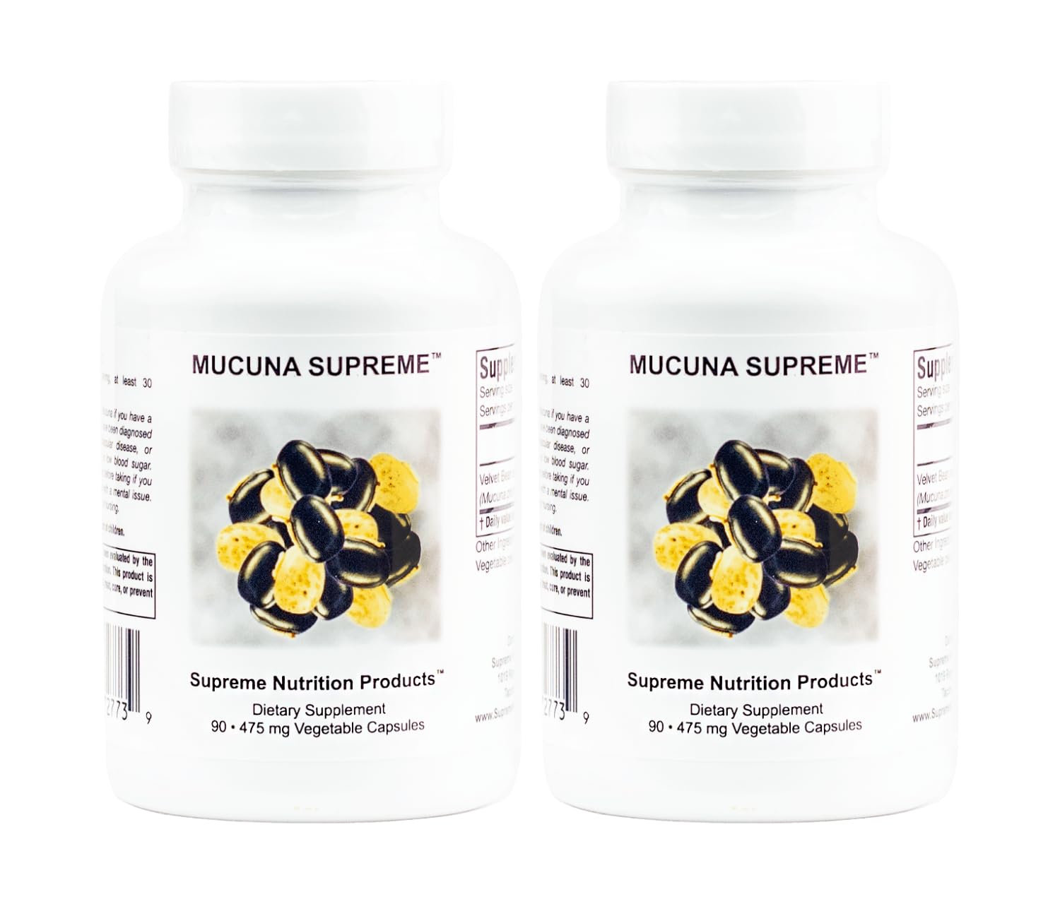 Supreme Nutrition Products Mucuna Supreme 180 Capsules