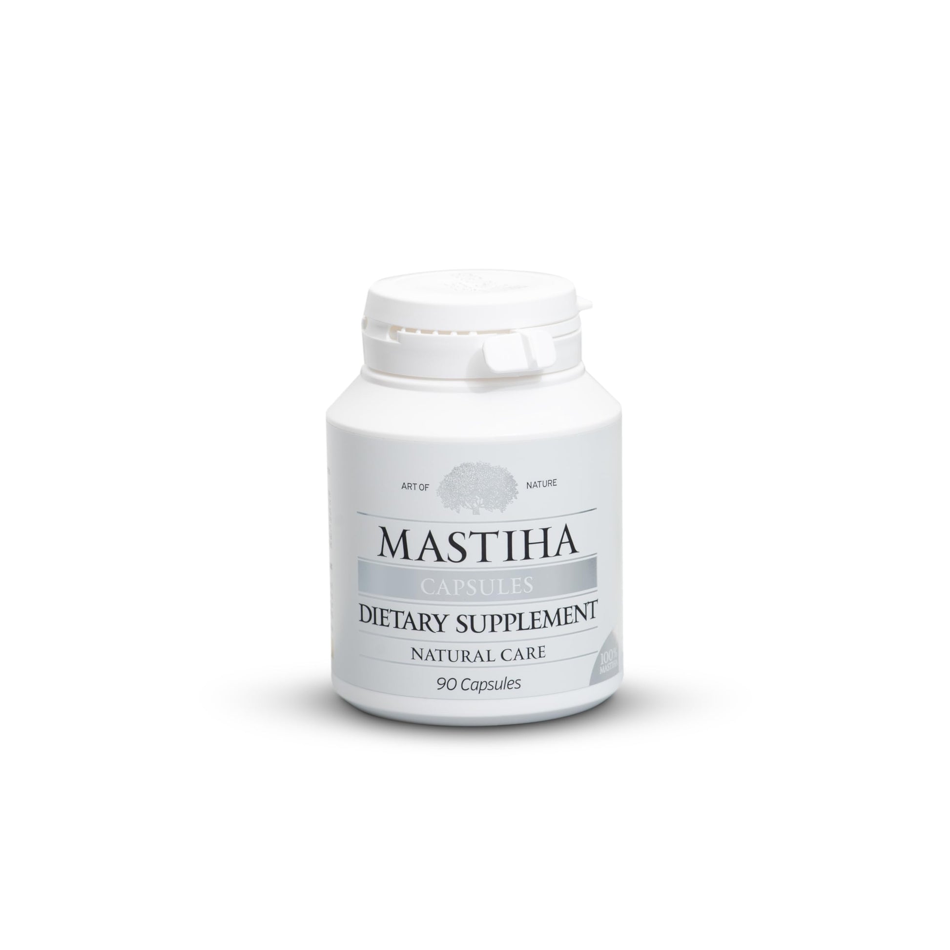 ART OF NATURE MASTIHA 100% Pure Chios Mastiha Mastic Gum Capsules 350mg – 90 Count