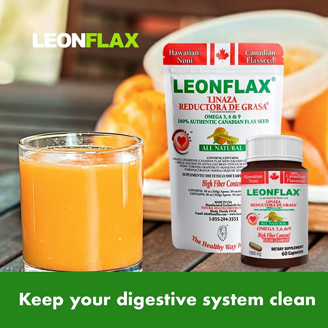 Leonflax Flax Seed, 60 Capsules