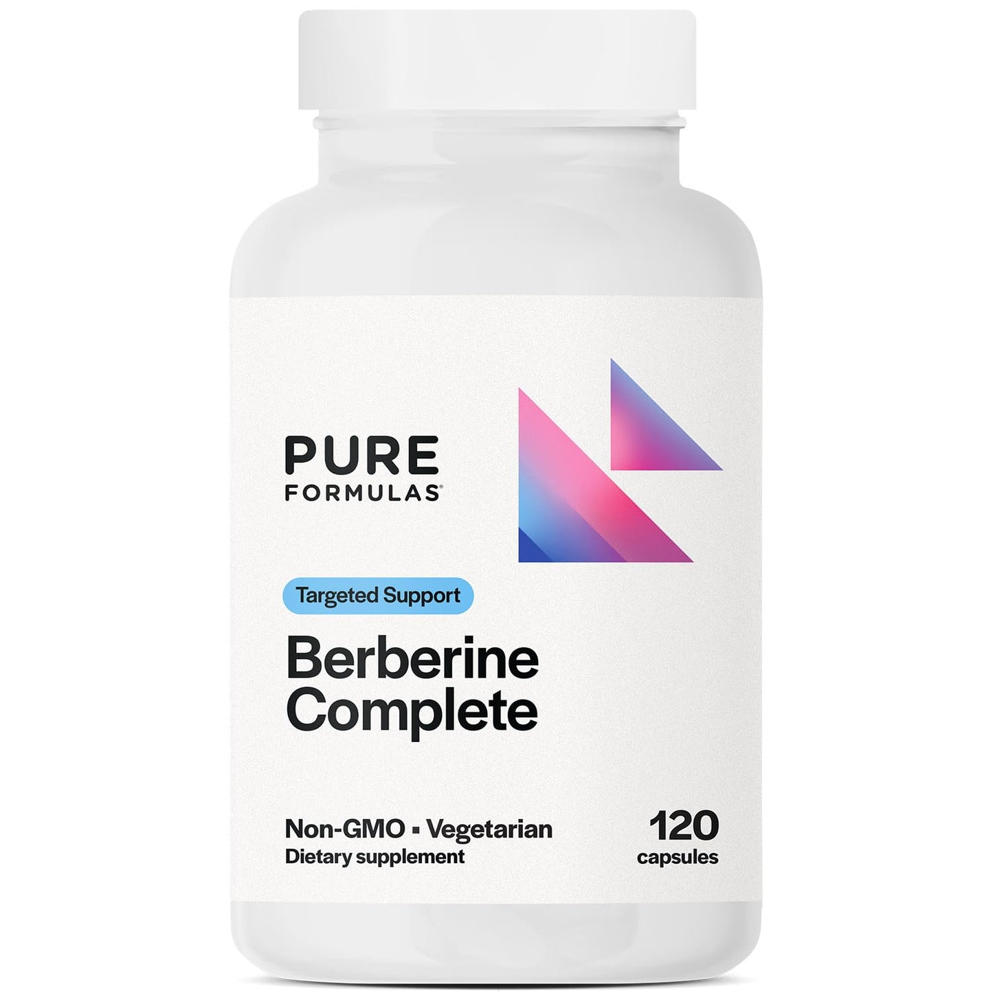 PureFormulas Berberine Complete Enhanced Absorption Berberine Supplement 500mg, 120 Vegetarian Capsules