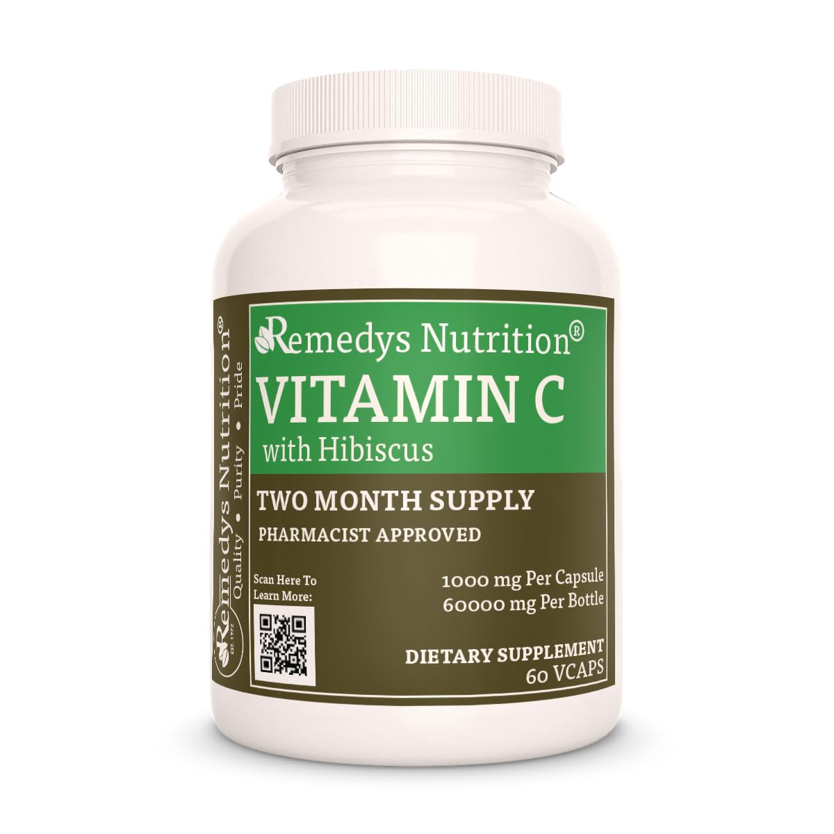 Remedy’s Nutrition Vitamin C with Hibiscus Capsule 60 Capsules