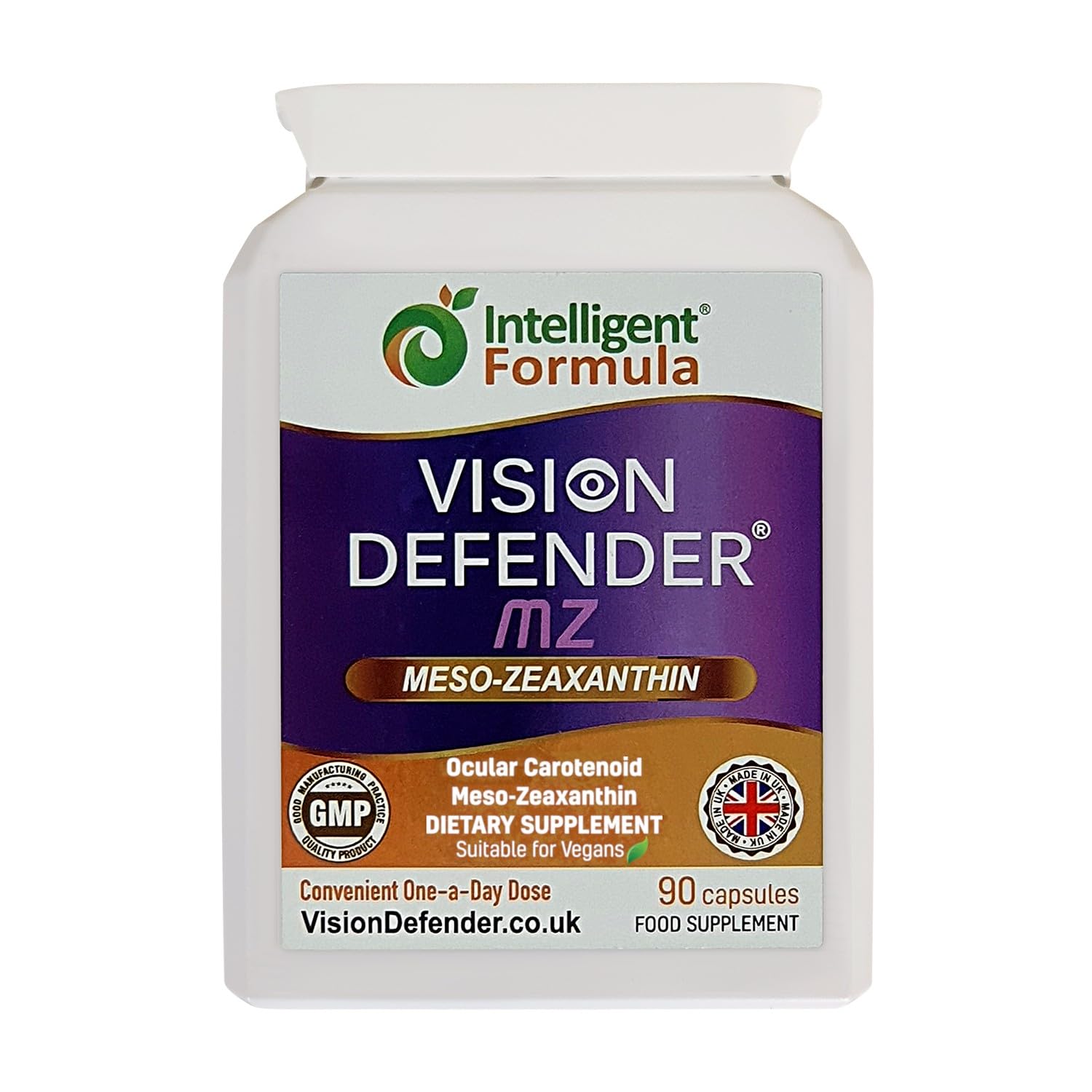 Intelligent Formula Vision Defender Meso Zeaxanthin Eye Supplement Capsule 90 Capsules