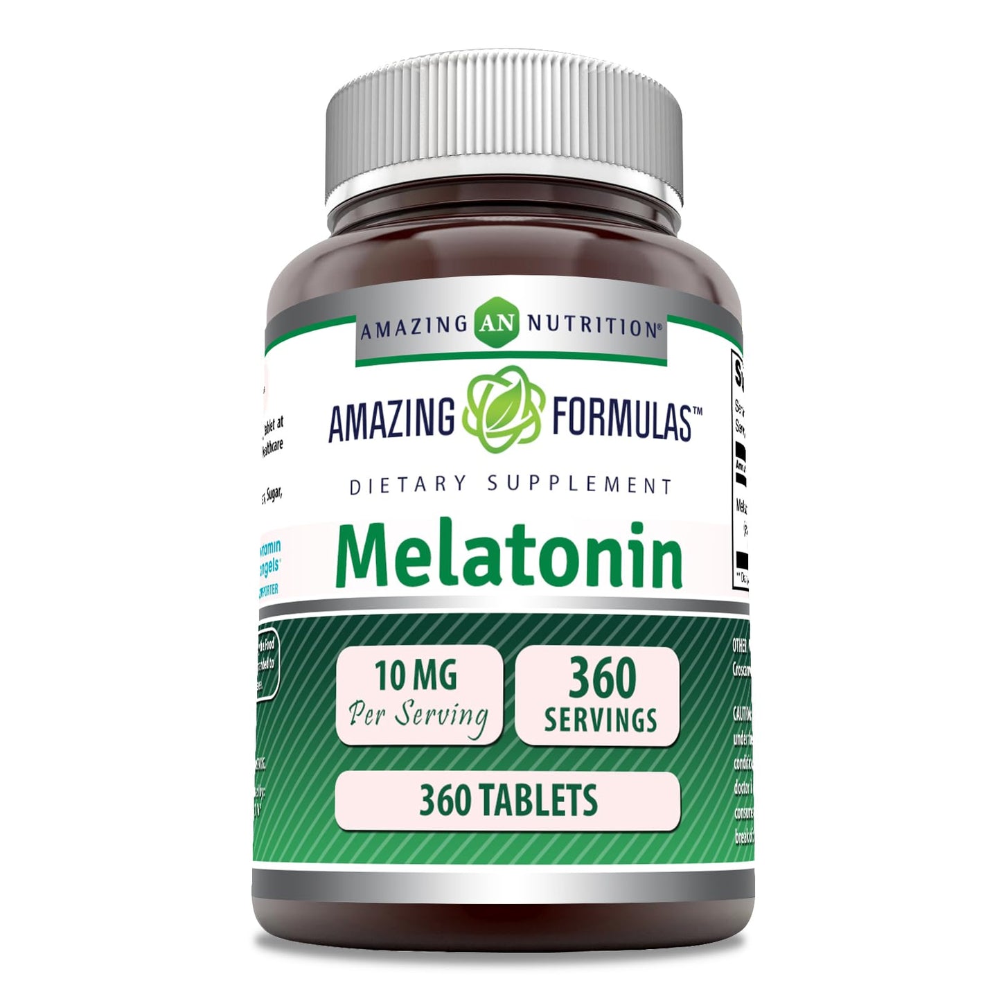 Amazing Nutrition Melatonin Supplement 10 mg Tablet, 360 Tablets