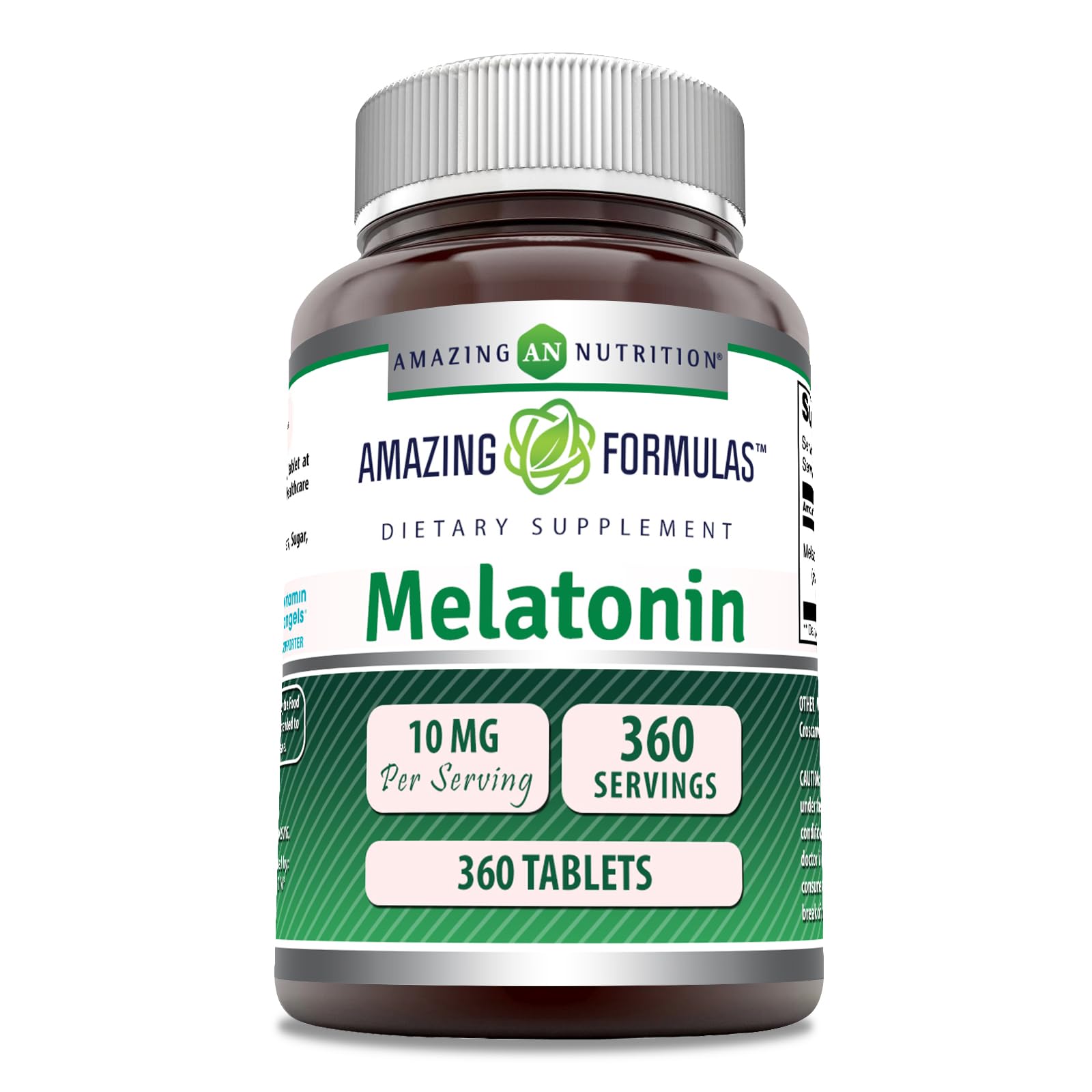 Amazing Nutrition Melatonin Supplement 10 mg Tablet, 360 Tablets