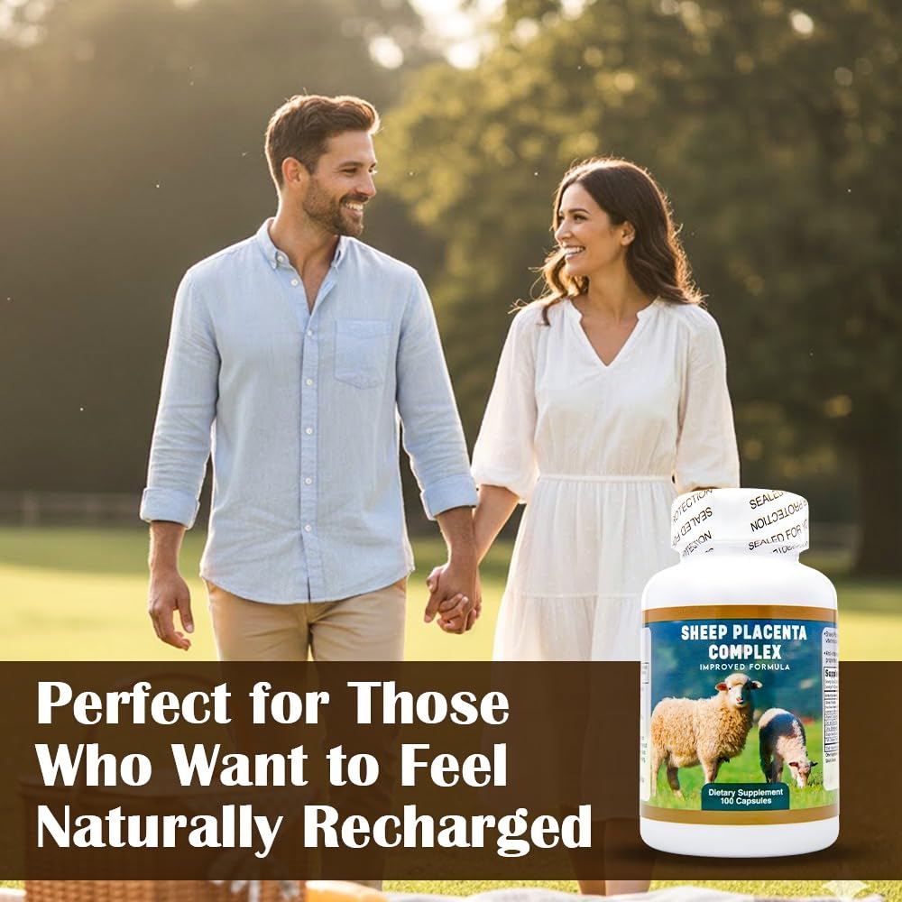 Nu-Health Sheep Placenta Complex, Fish Collagen, Grape Seed Capsules 100
