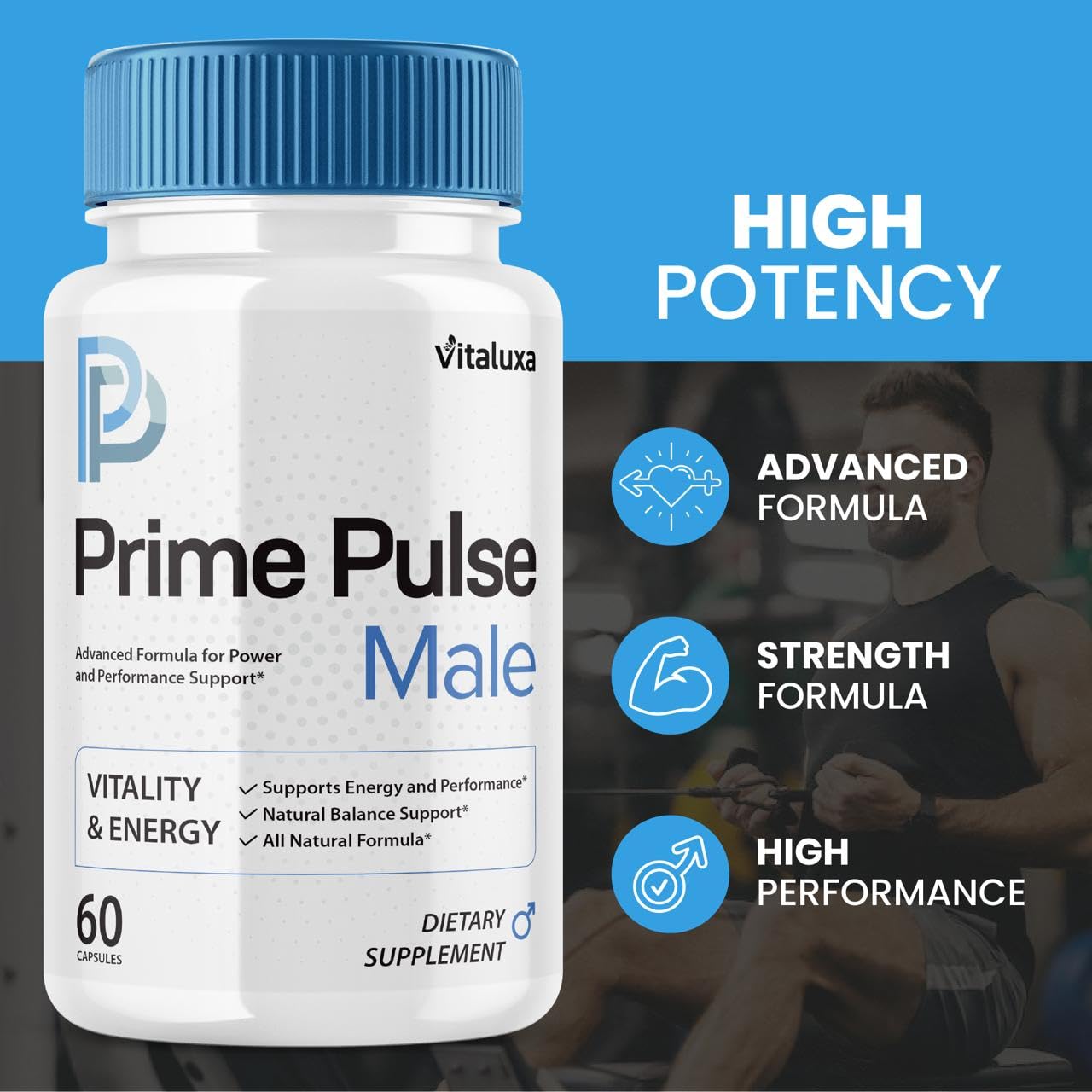 Vitaluxa Prime Pulse Capsules 300 Count