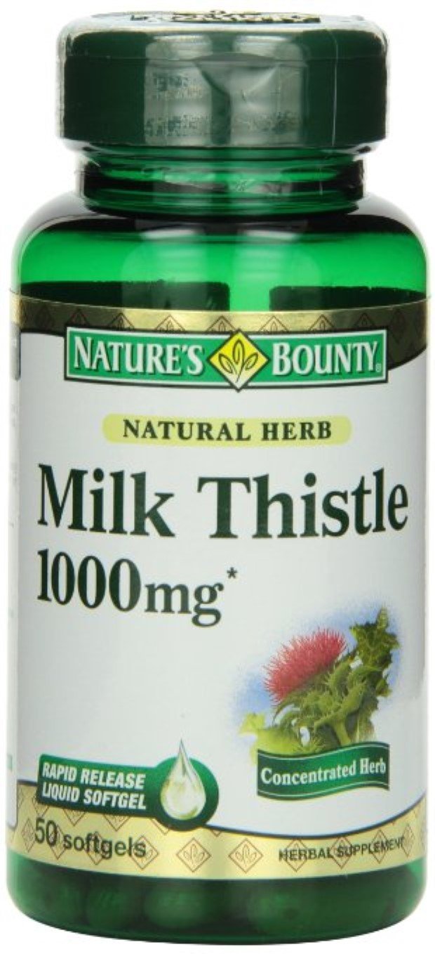Nature's Bounty Milk Thistle 1000mg Softgels 600 Count