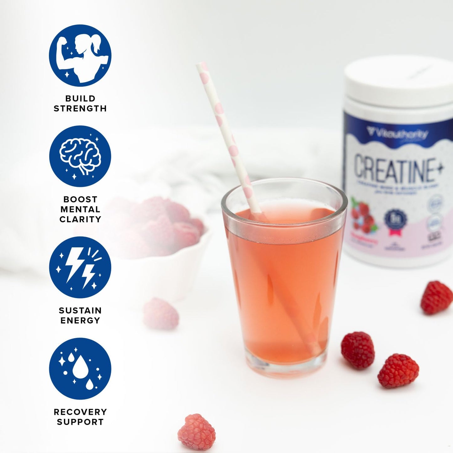 Vitauthority Creatine Monohydrate Powder 13.9 Ounce