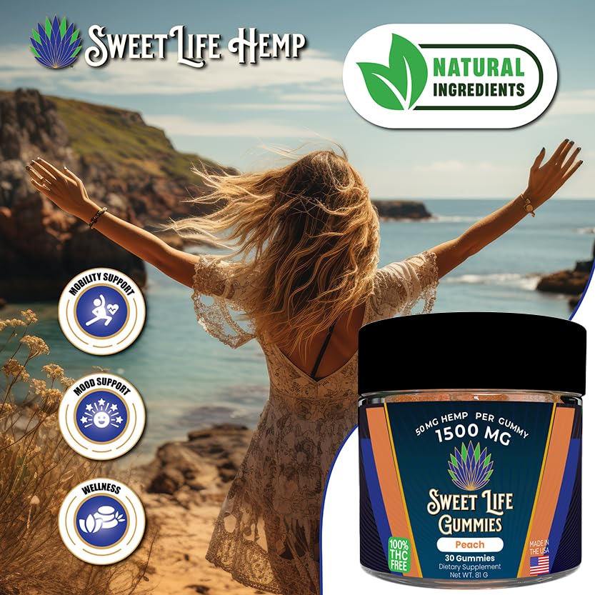 Sweet Life Hemp Gummies Chewable 30 Count
