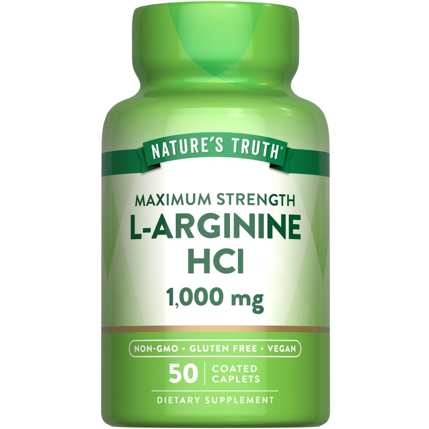 Nature's Truth L-Arginine HCL 1000mg Caplets 50