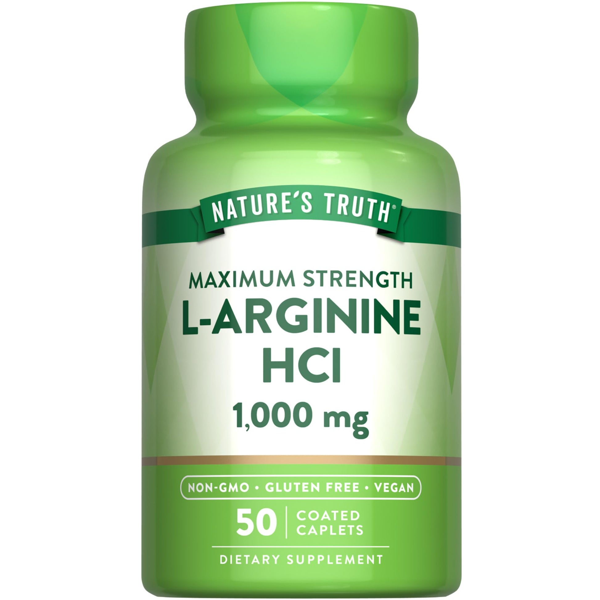 Nature's Truth L-Arginine HCL 1000mg Caplets 50