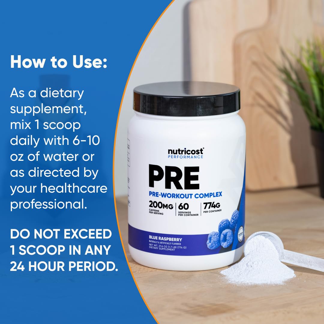 Nutricost Pre-Workout Complex Powder 60 Servings