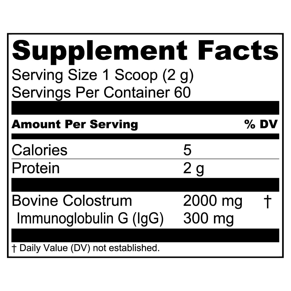Live Conscious Colostrum Powder 4.32 oz