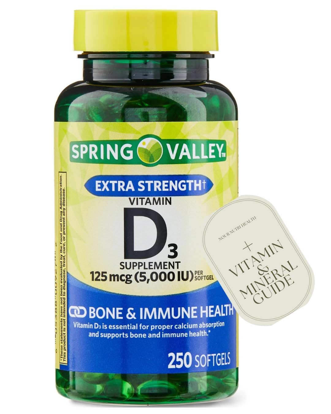 Generic Vitamin D3 Softgels 250 Count