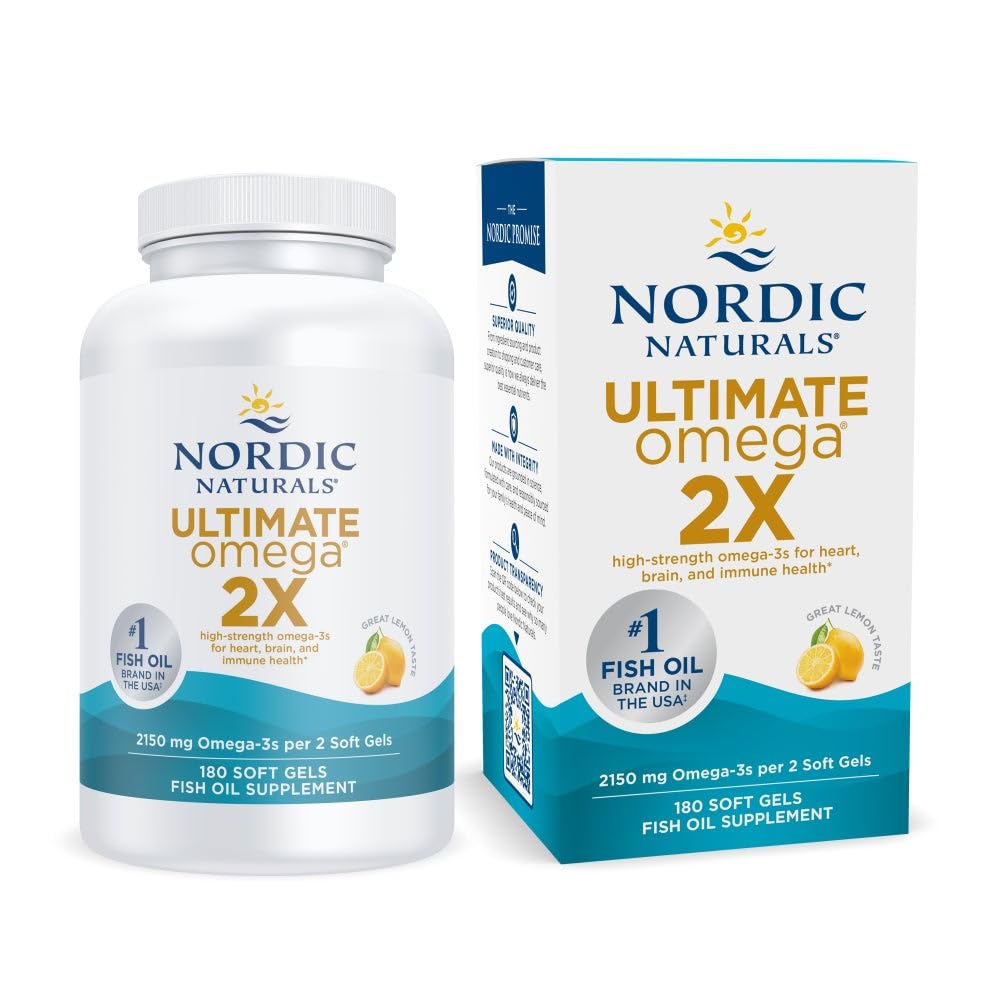 Nordic Naturals Ultimate Omega 2X Soft Gels 180 Count