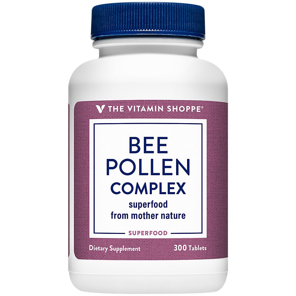 The Vitamin Shoppe Bee Pollen Complex 1000mg Tablets 300