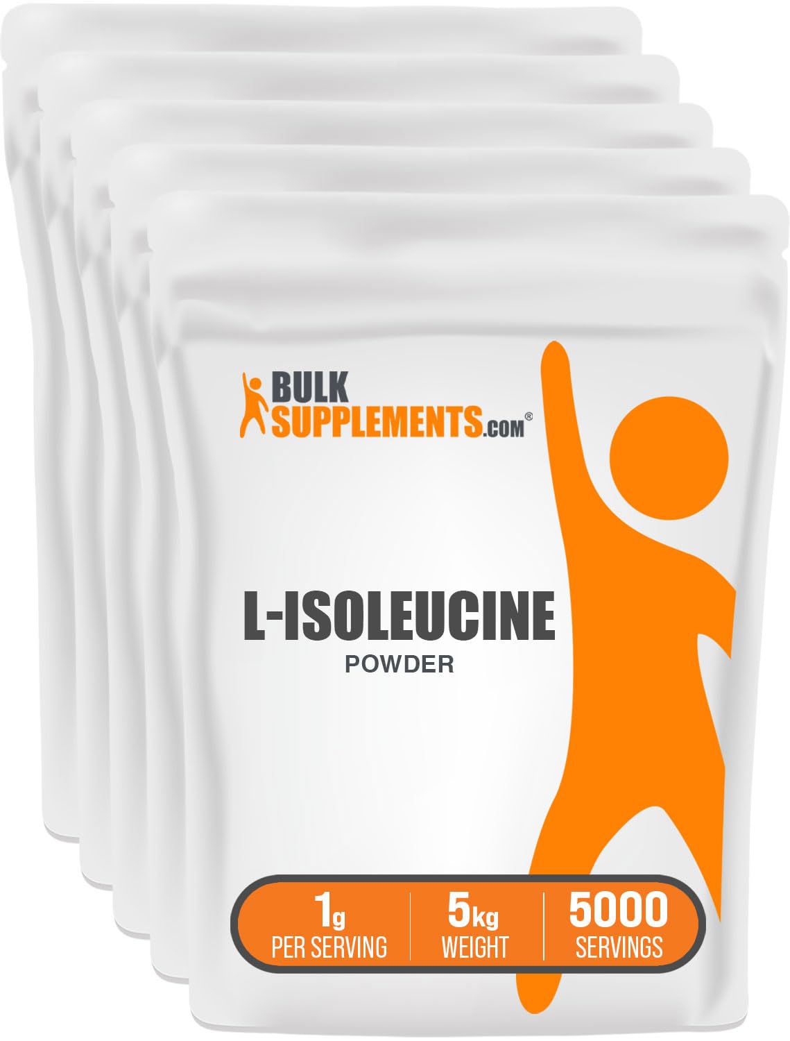 BulkSupplements L-Isoleucine Powder 176.19