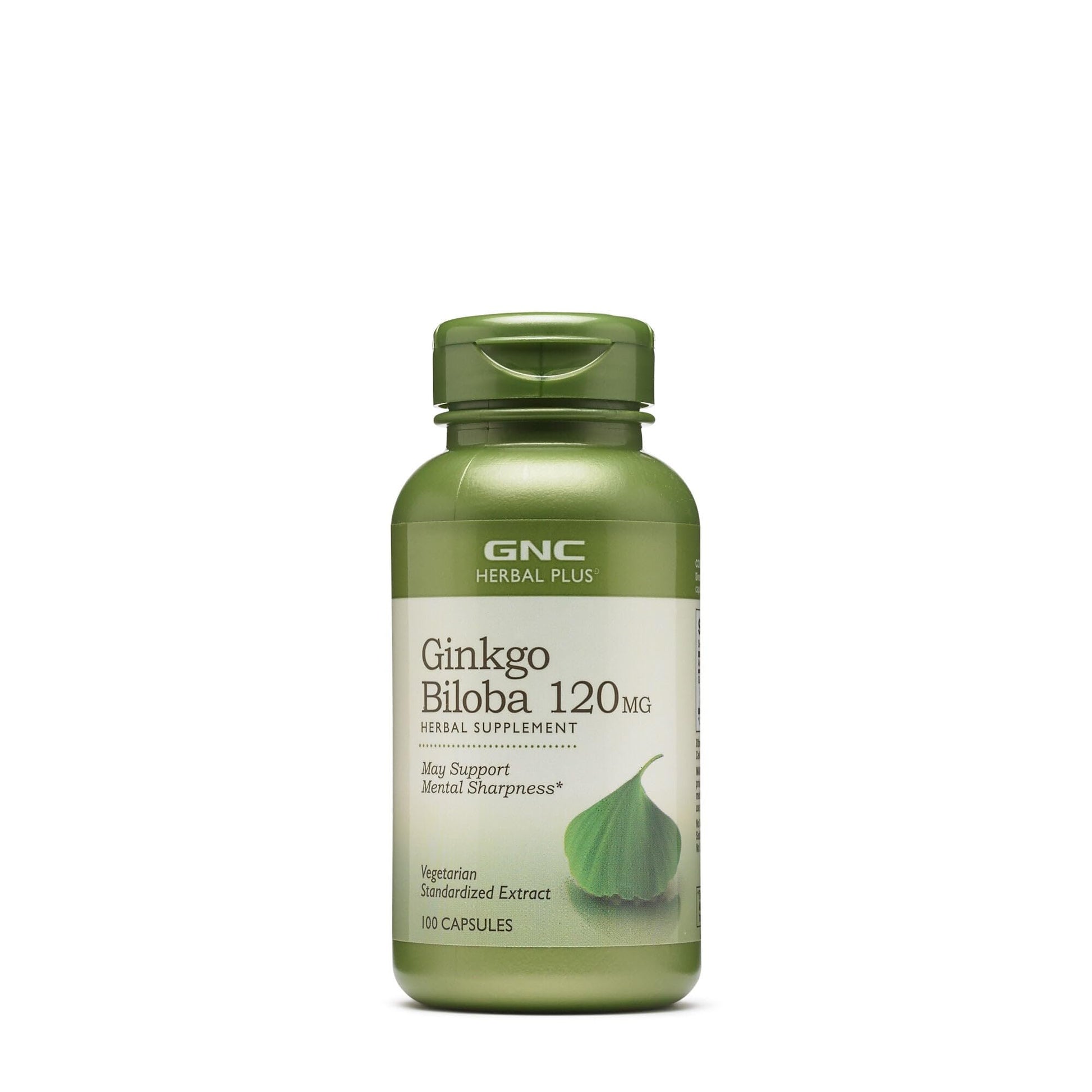 GNC Herbal Plus Ginkgo Biloba 120mg Capsule, 100 Count
