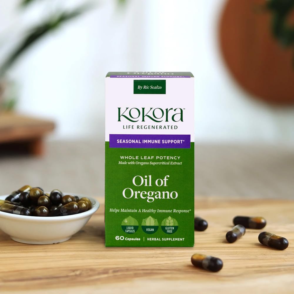 kokora Oil of Oregano Capsules, 60 Count