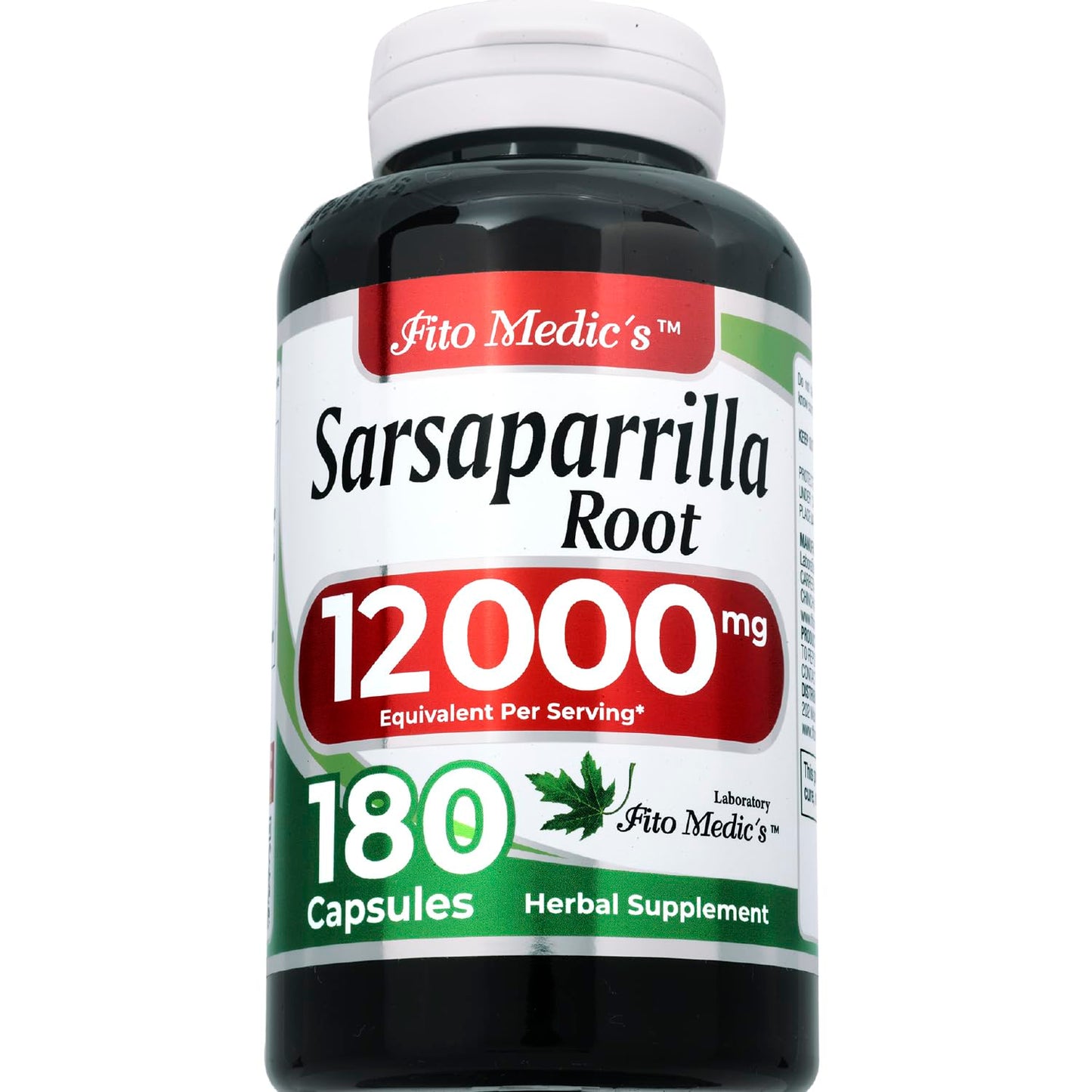 FITO MEDIC'S Sarsaparilla Root, 180 Capsules