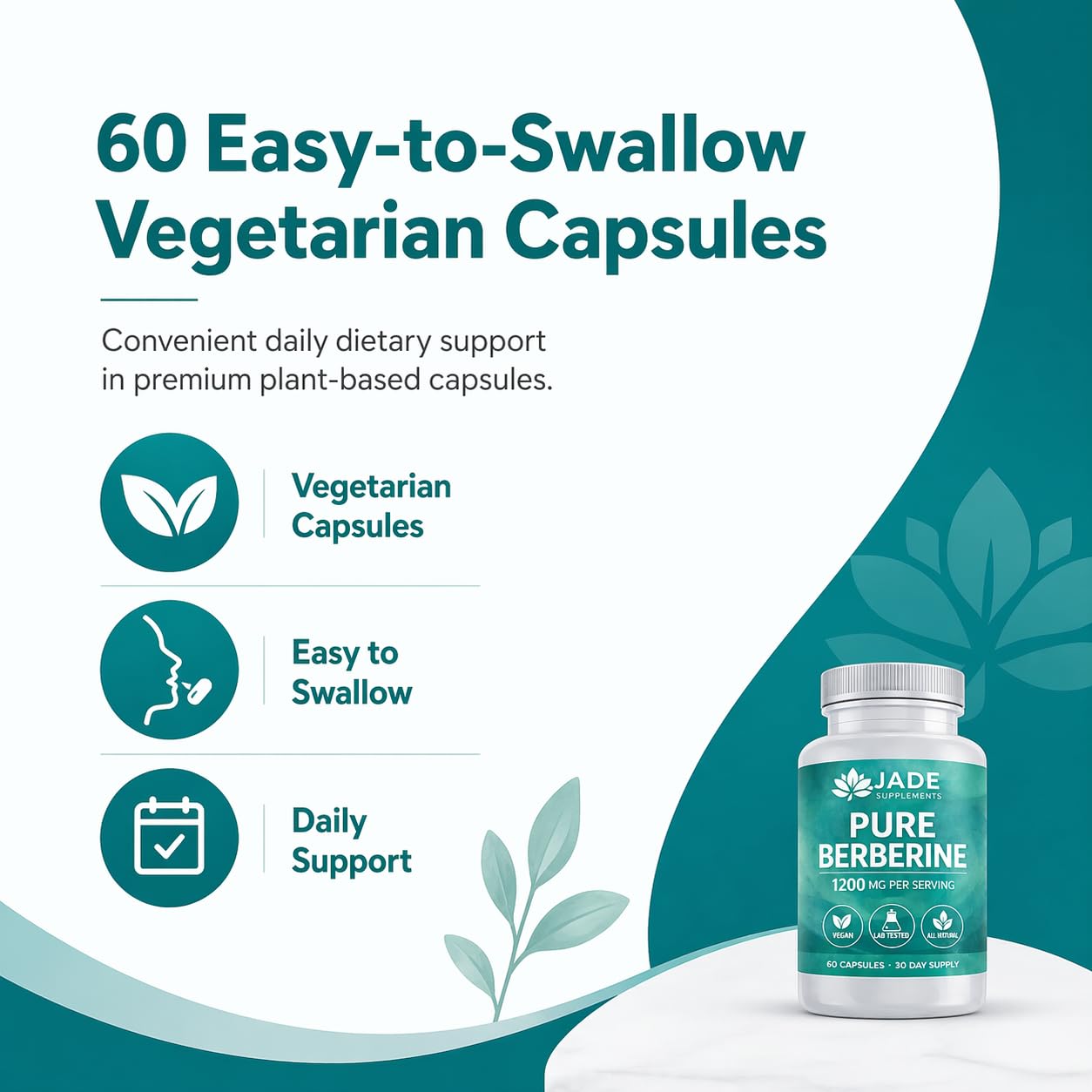 Valisse Berberine Capsules, 60 Count