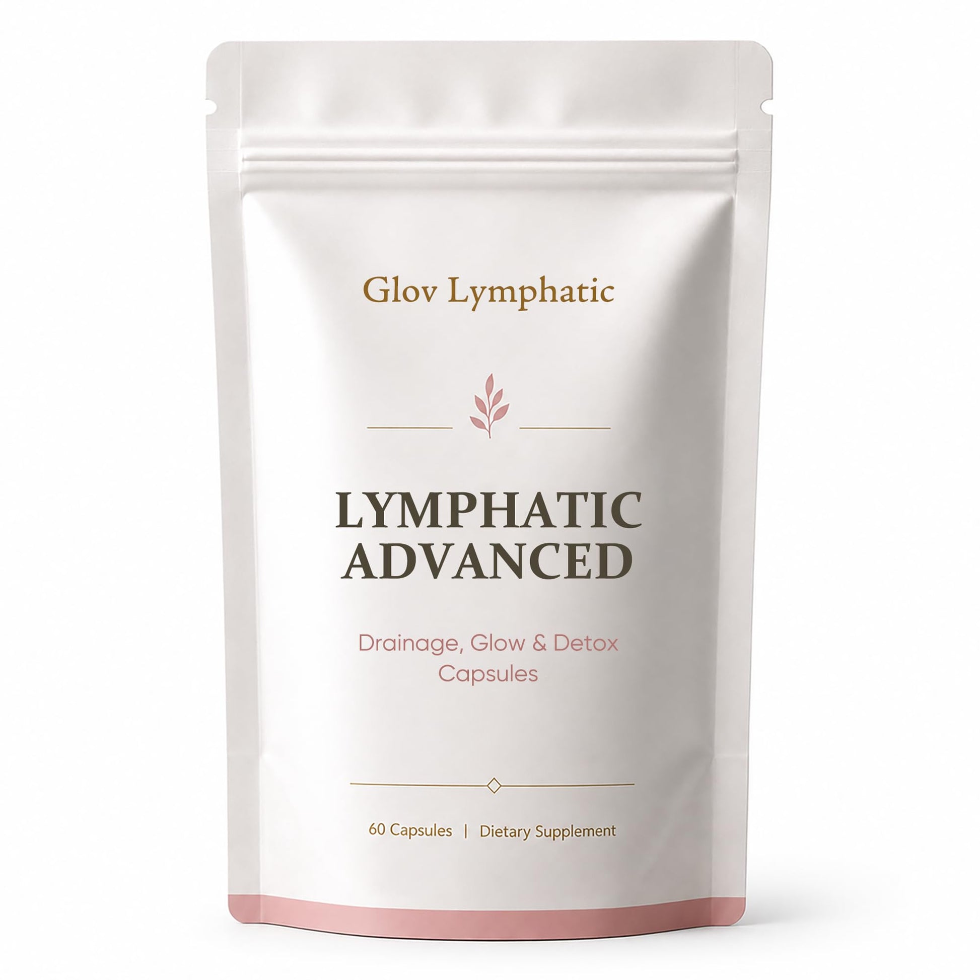 KBKTWOLT Glov Lymphatic Advanced Drainage Glow Detox Capsules, 60 Count