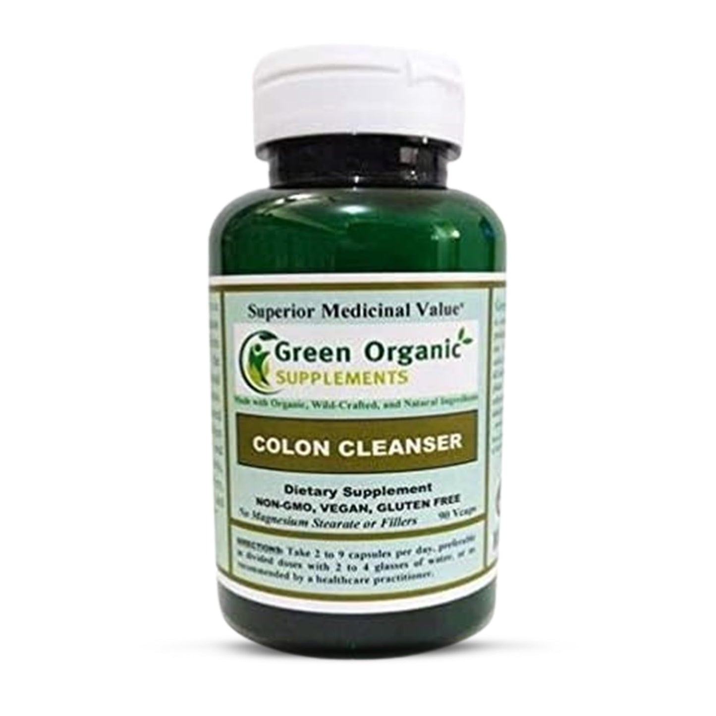 Green Organic Supplements Colon Cleanser 90 Capsules