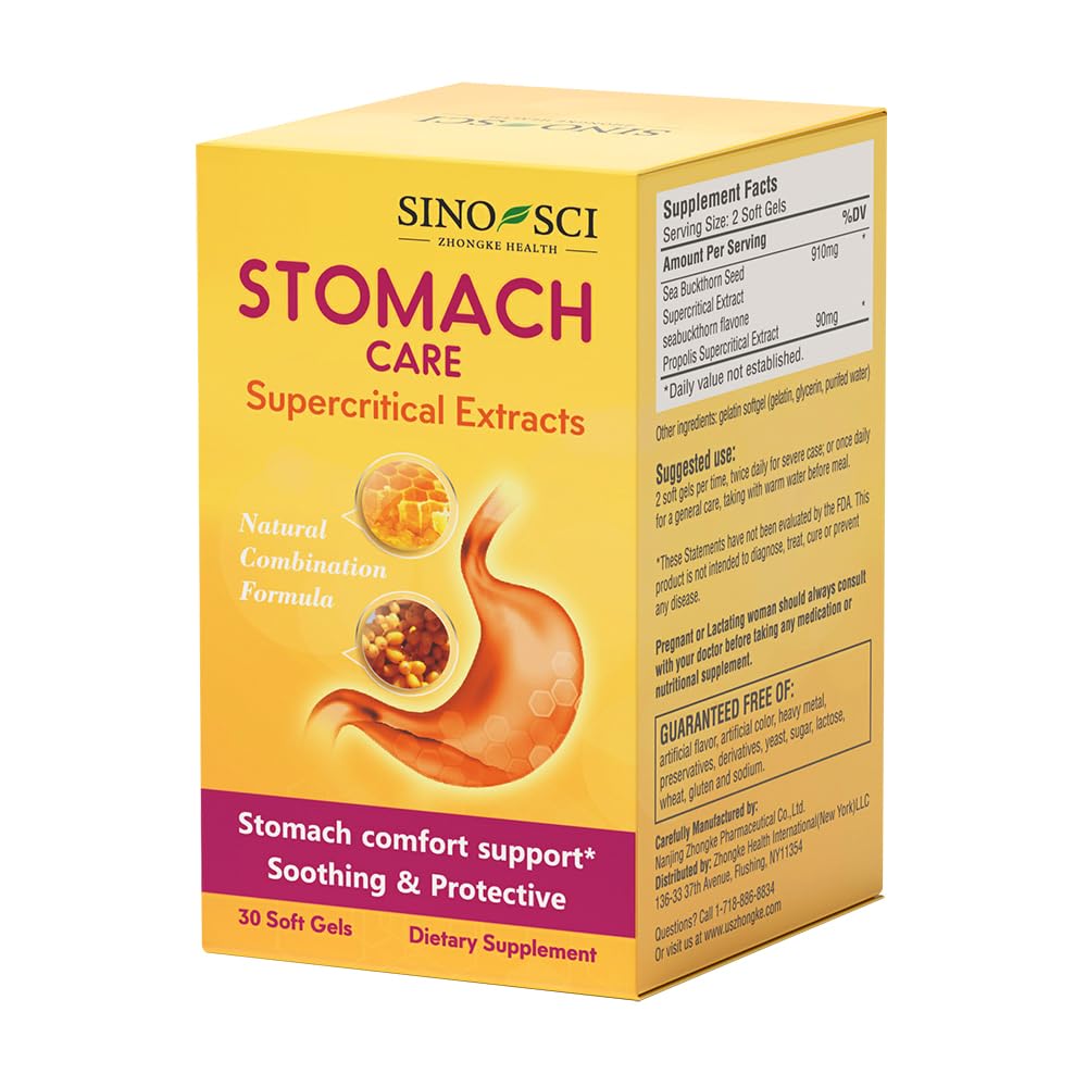 Sino-Sci Stomach Care Digestive Support Capsules 30