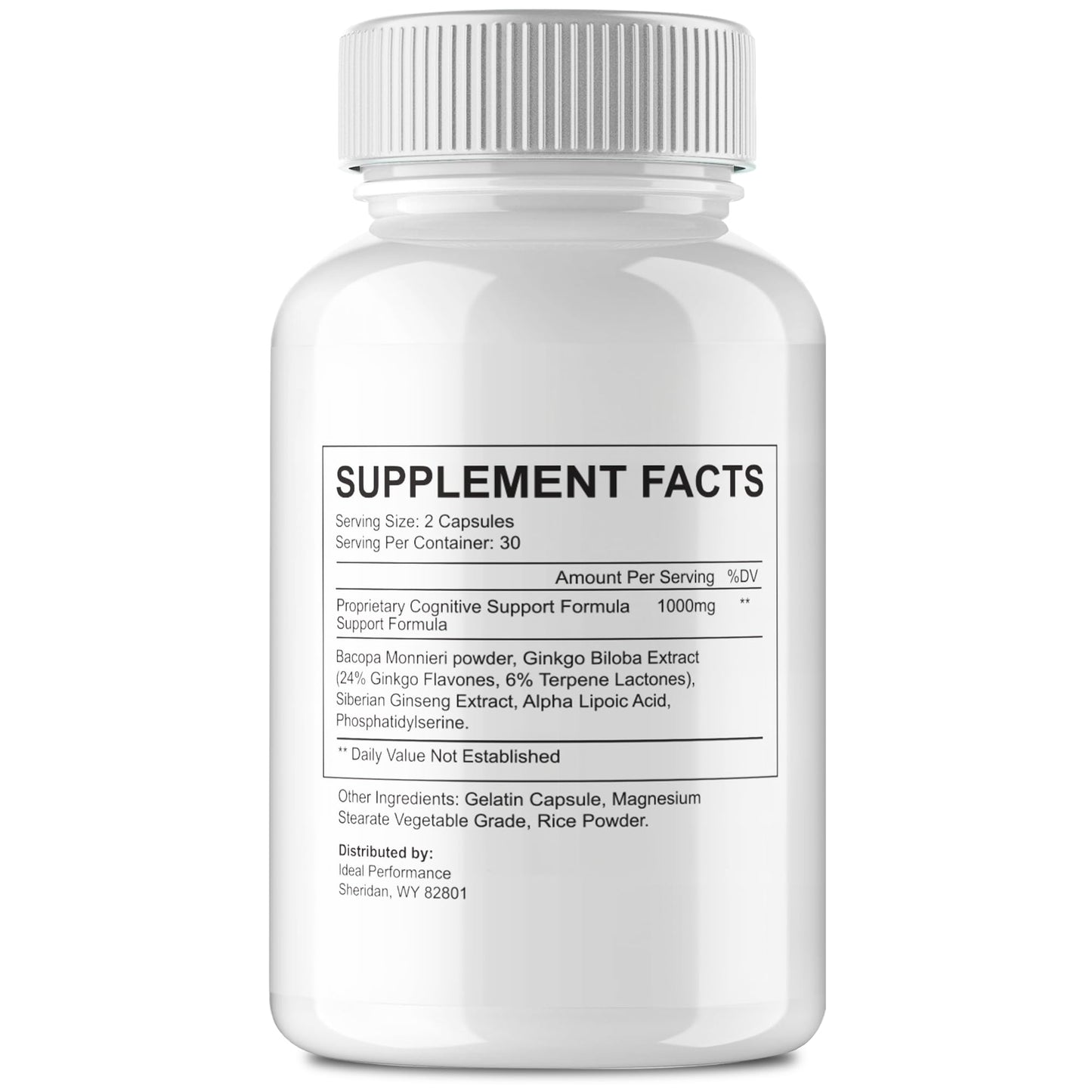 IDEAL PERFORMANCE Memopezil Capsules 60 Count