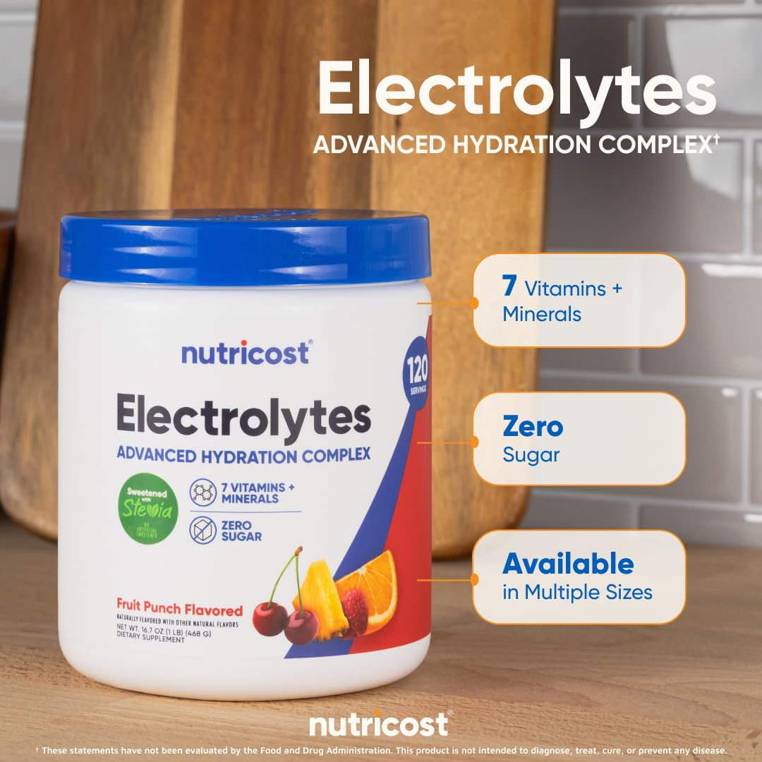 Nutricost Electrolyte Complex Powder, 16.7 oz