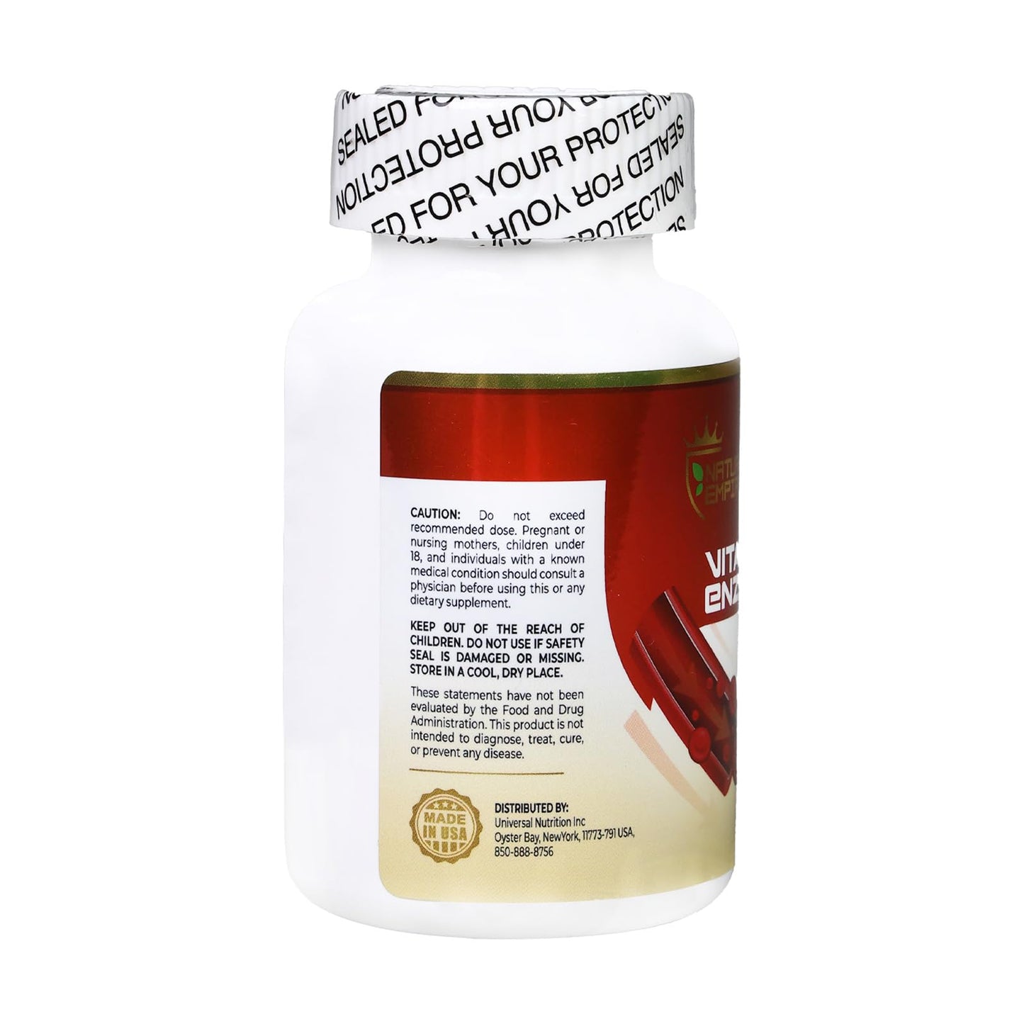 NATUREMPIRE Nattokinase Supplement 4000 FU 12-in-1 Multi Enzyme Complex Capsule, 60 Capsules