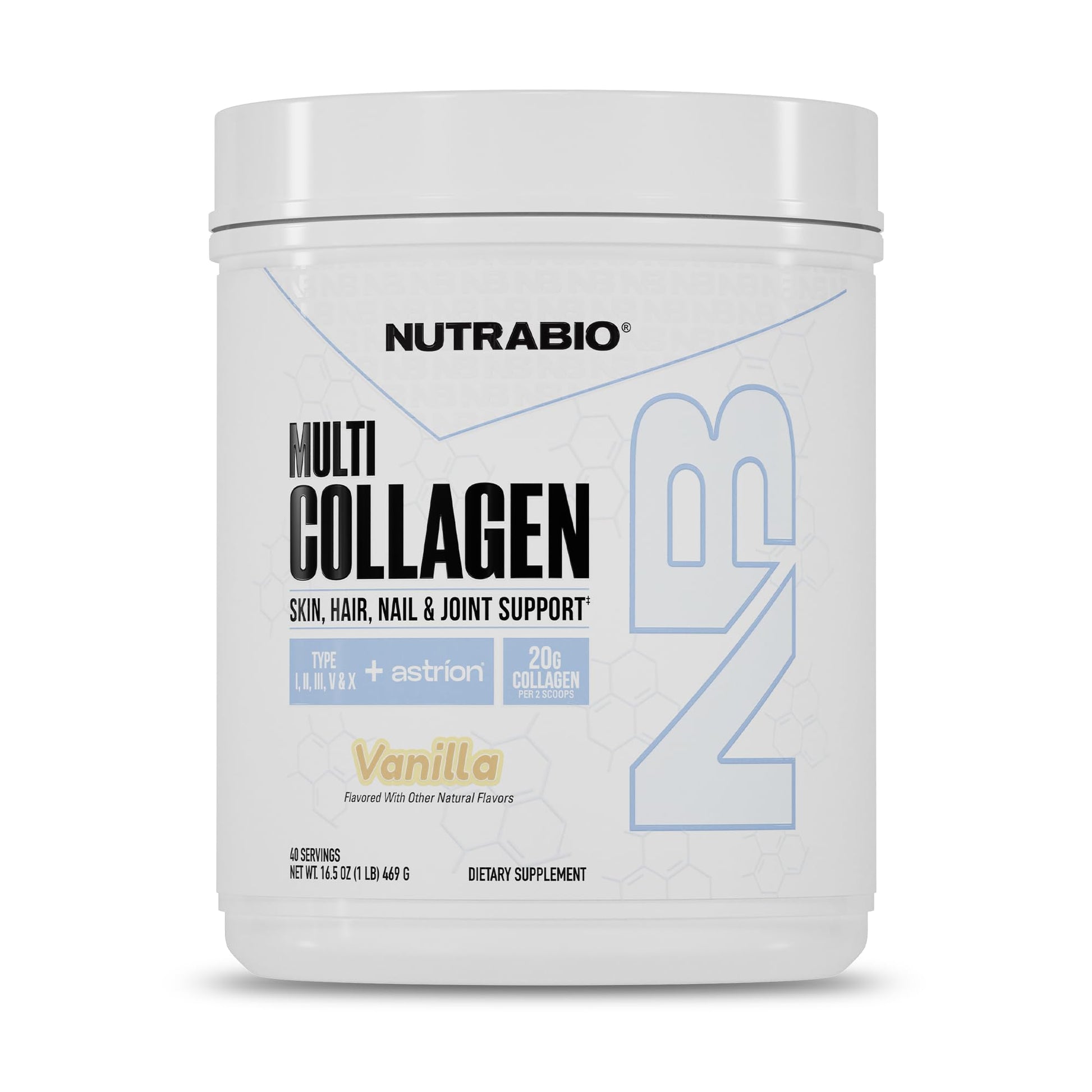 NutraBio Multi Collagen Powder 14.2 oz