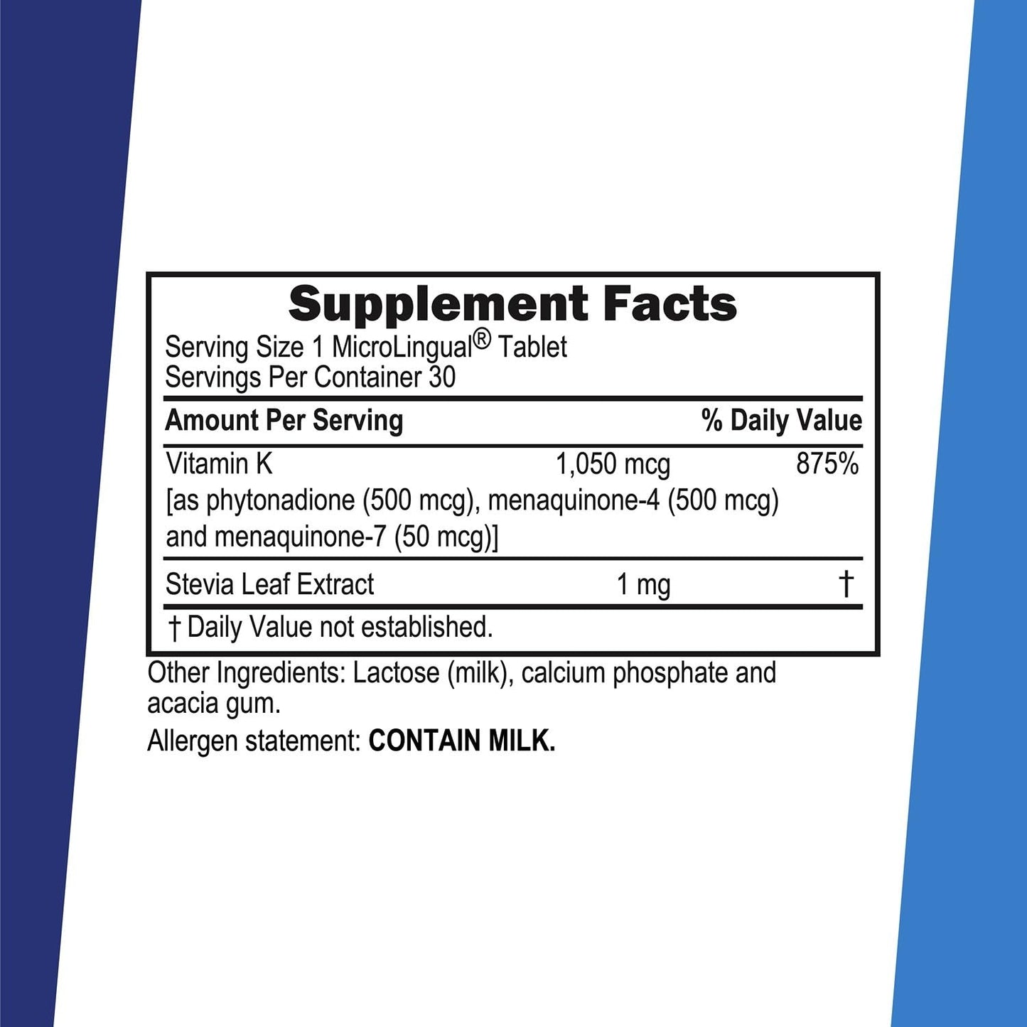 Superior Source Triple K: MK-4 500mcg, MK-7 50mcg, K1 500mcg, 60 Tablets