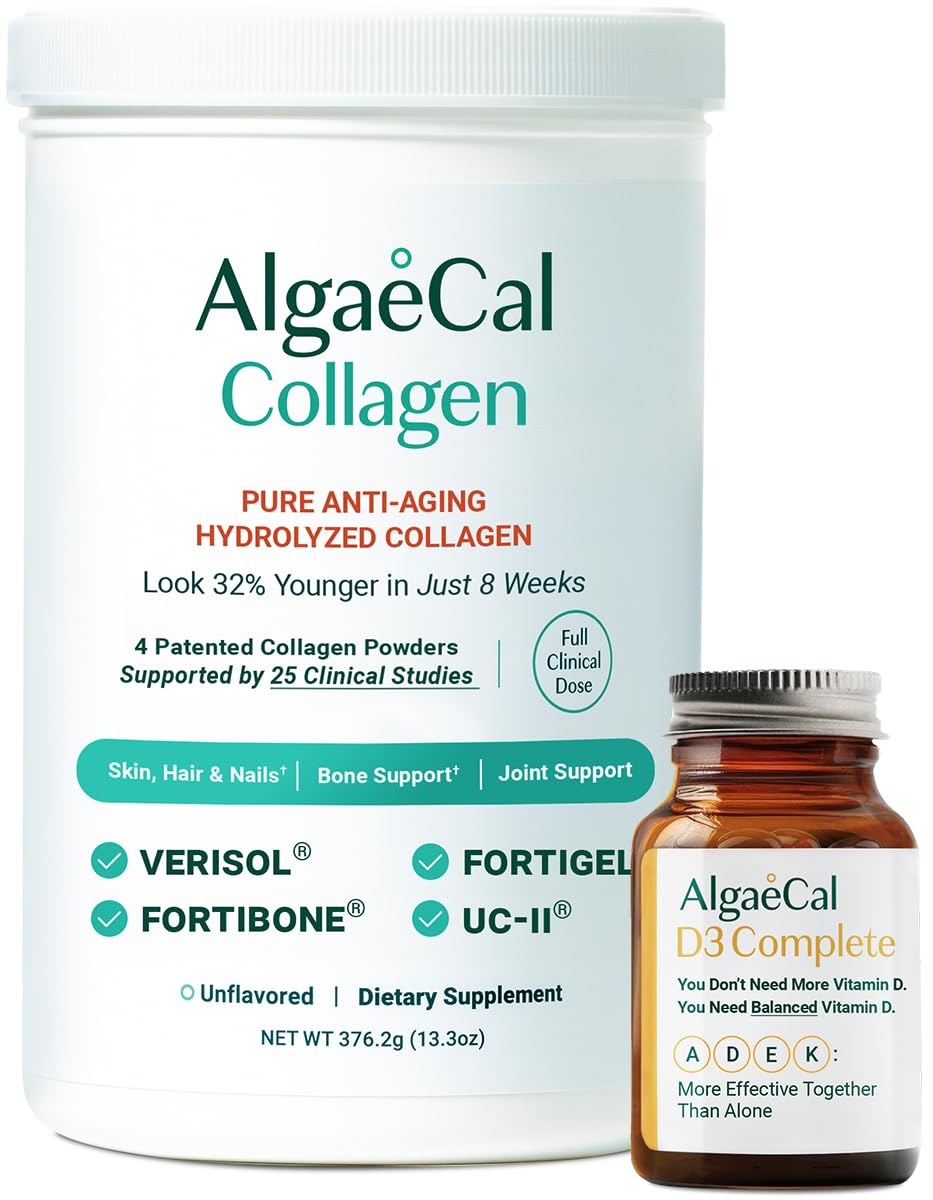 ALGAECAL Vitamin D3 & Collagen Bundle Powder