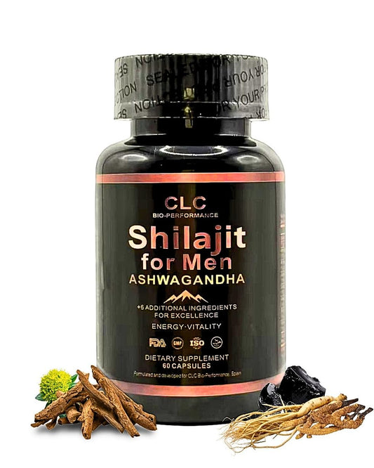 CLC Bio-Performance Shilajit & Ashwagandha Capsules, 60 Count