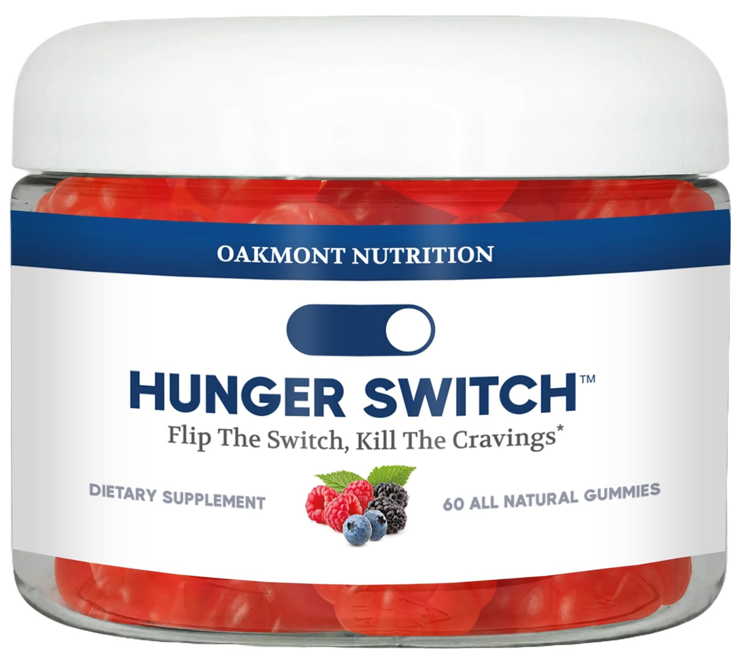 Oakmont Nutrition Hunger Switch Appetite Control Gummies 60
