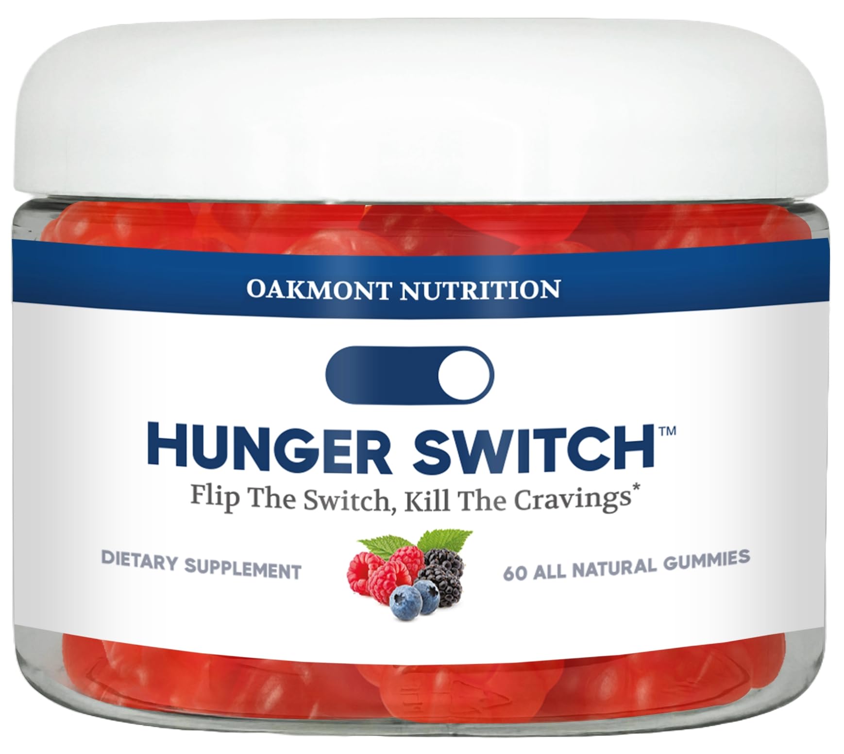 Oakmont Nutrition Hunger Switch Appetite Control Gummies 60
