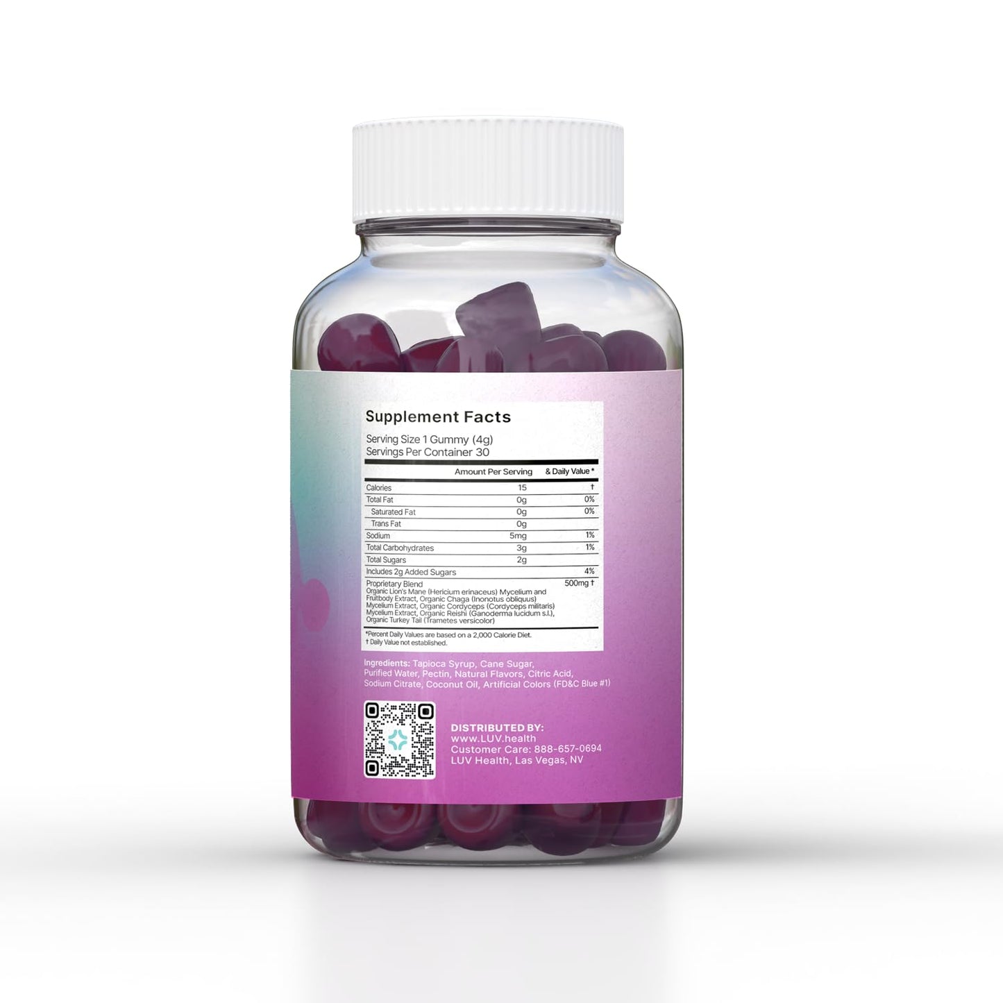 LUV health Mind Gummies Gummy 30 Count