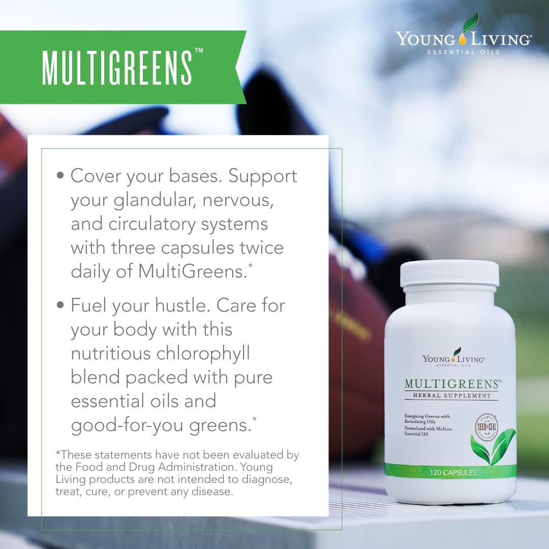 Young Living MultiGreens Capsules 120 Count