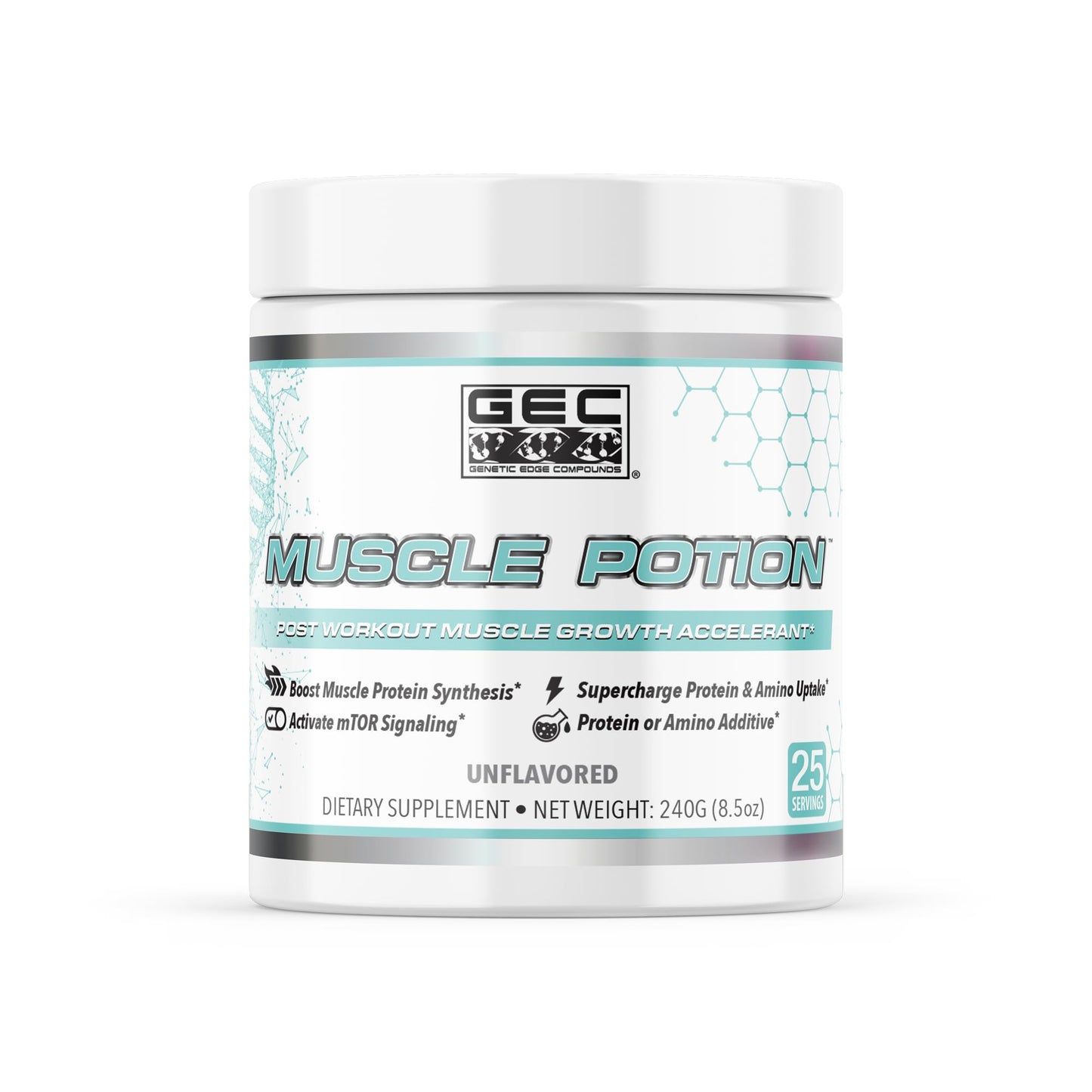 Genetic Edge Compounds GEC Muscle Potion Creatine Monohydrate Powder, 8.5 Ounce